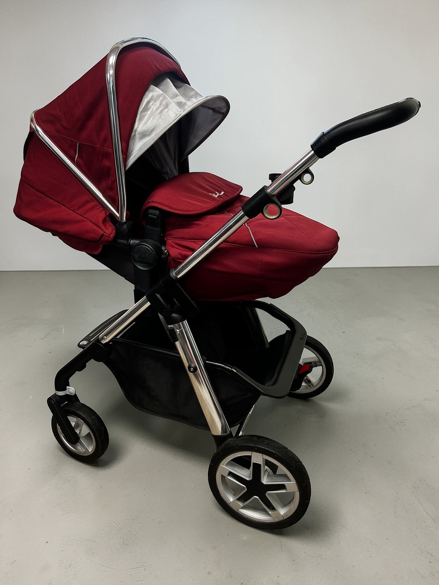 Silver Cross Pioneer 3in1 Travel System - Vintage Red