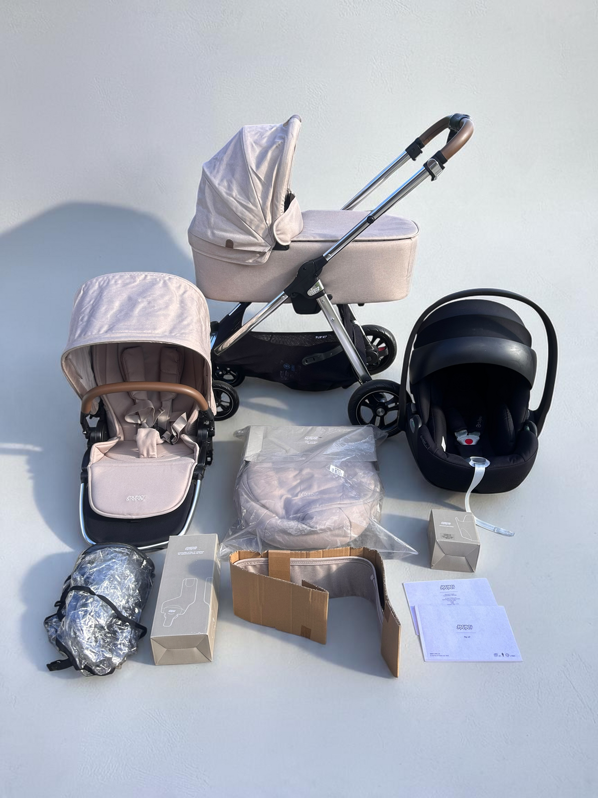 Mamas & Papas Flip XT³ Travel System – Fawn