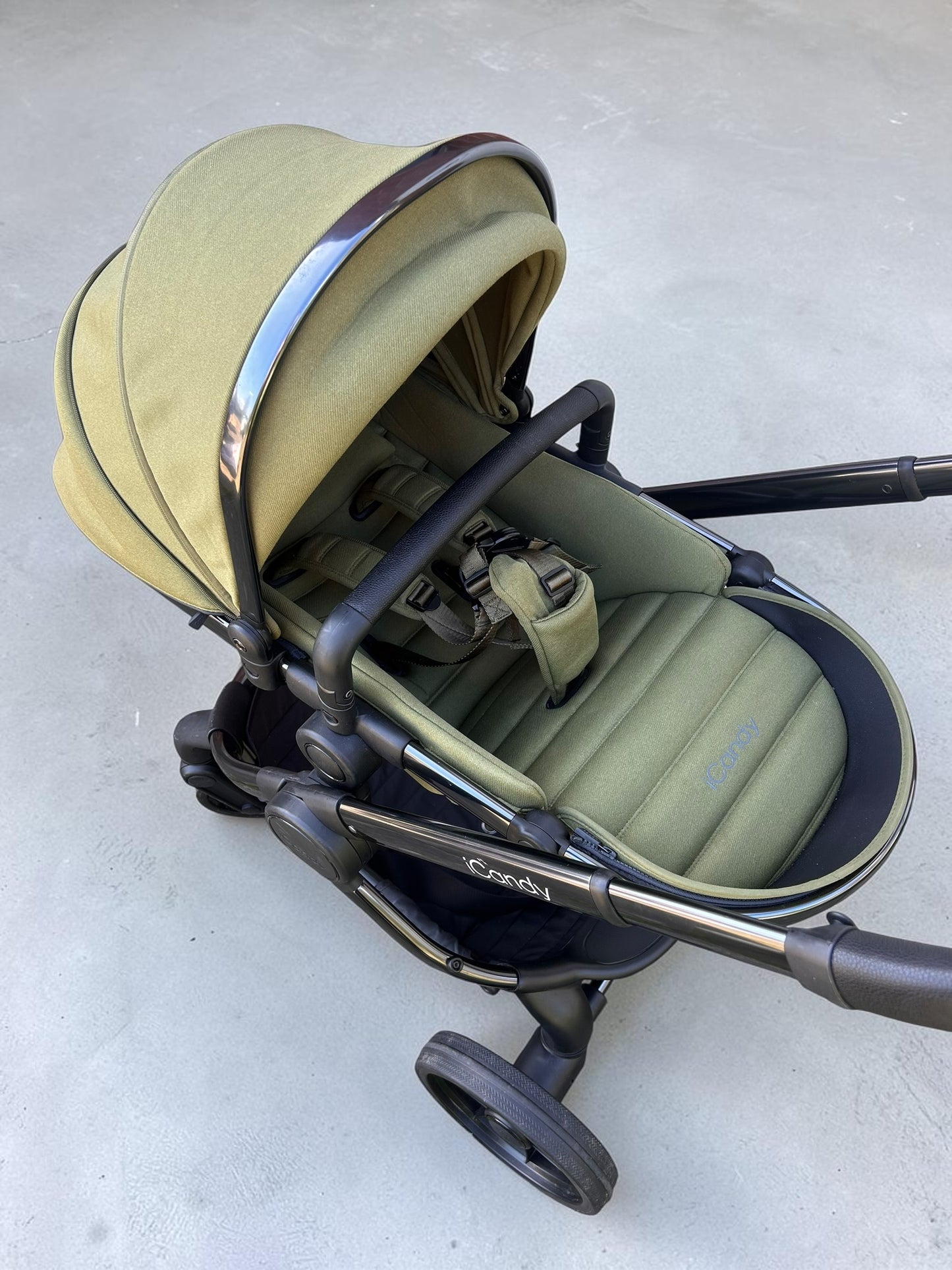 iCandy Peach 7 Travel System - Olive Green Phantom