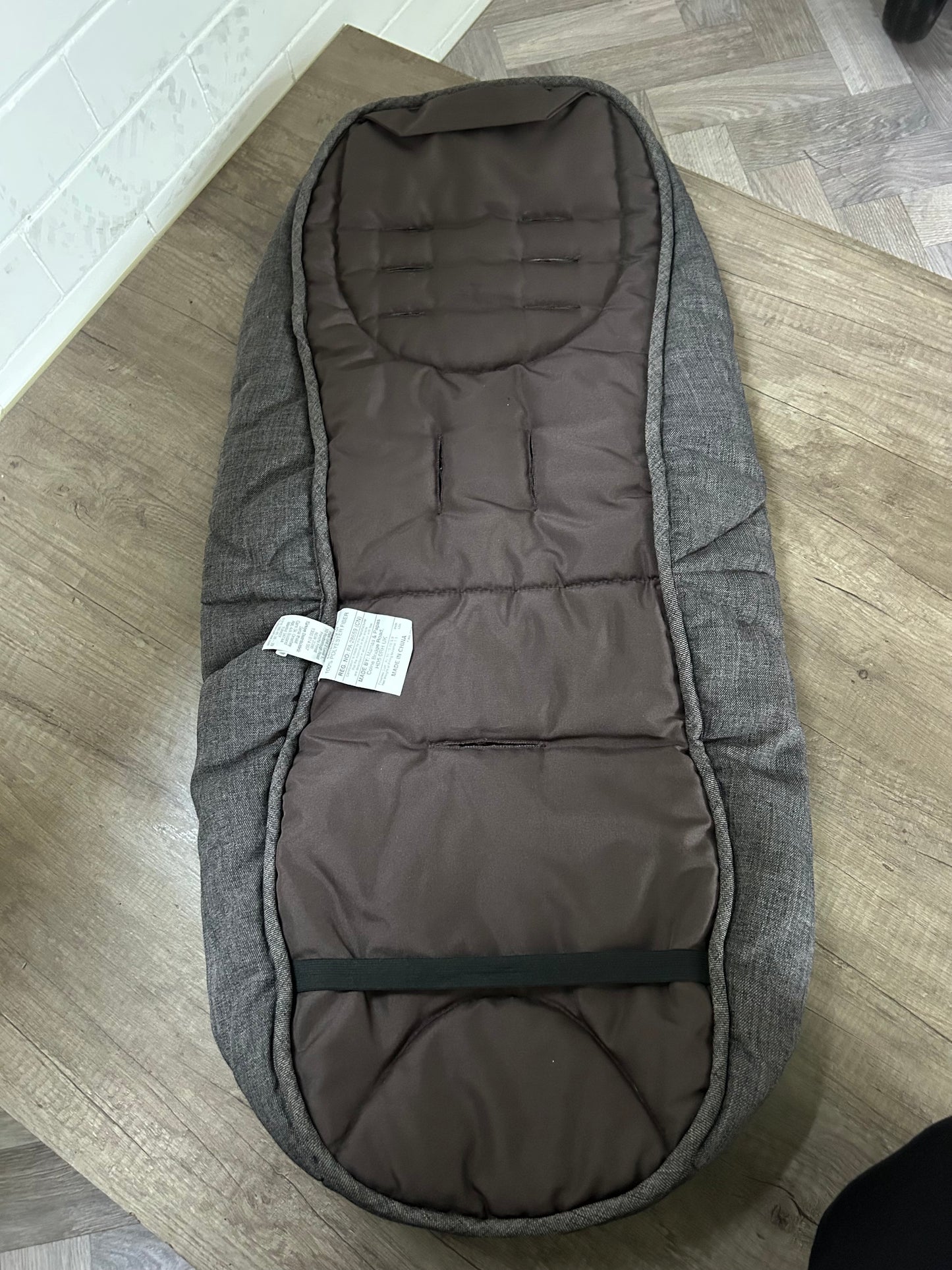 Mamas & Papas Chestnut Tweed Luxury Footmuff Cosytoes