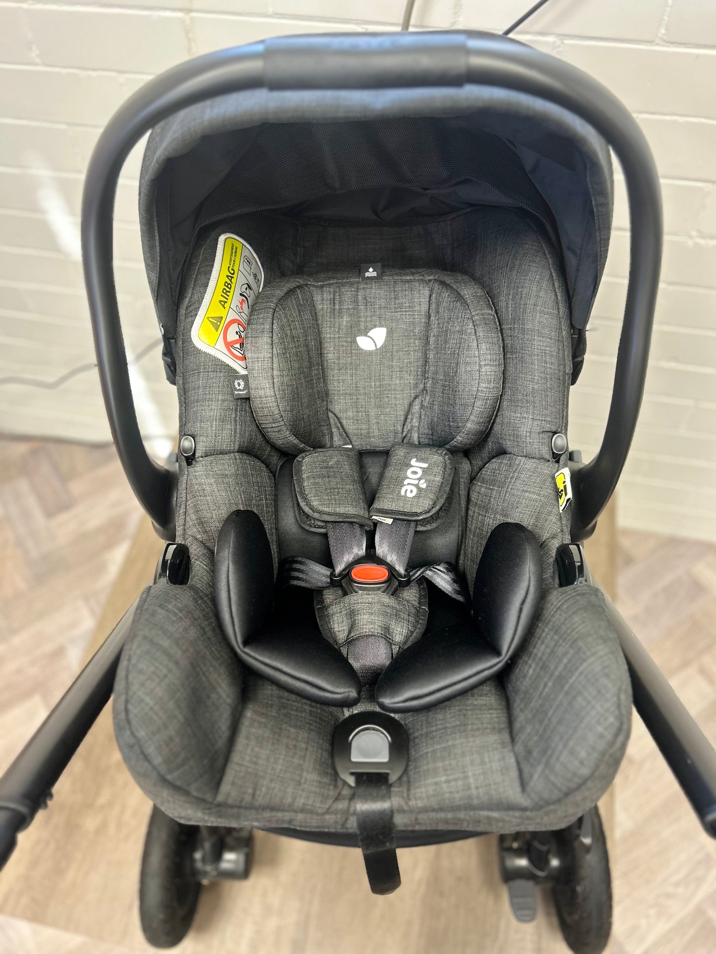 Joie Versatrax 3in1 Travel System Bundle - Pebble