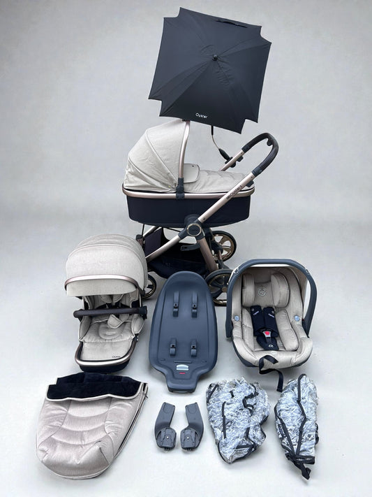 BabyStyle Oyster 3 Full Travel System - Creme Brûlée
