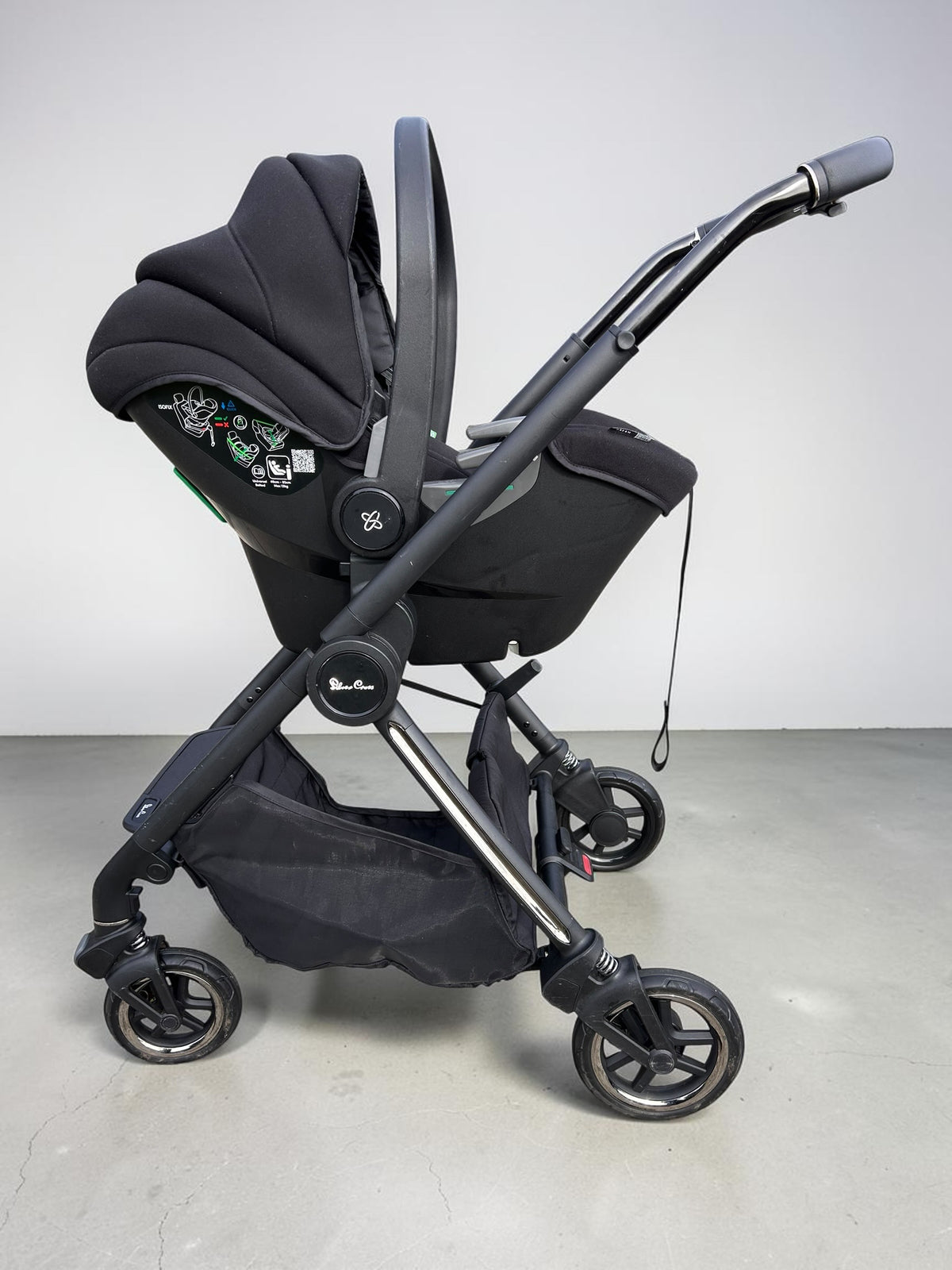 Silver Cross Dune 3 in 1 Travel System – Space Black