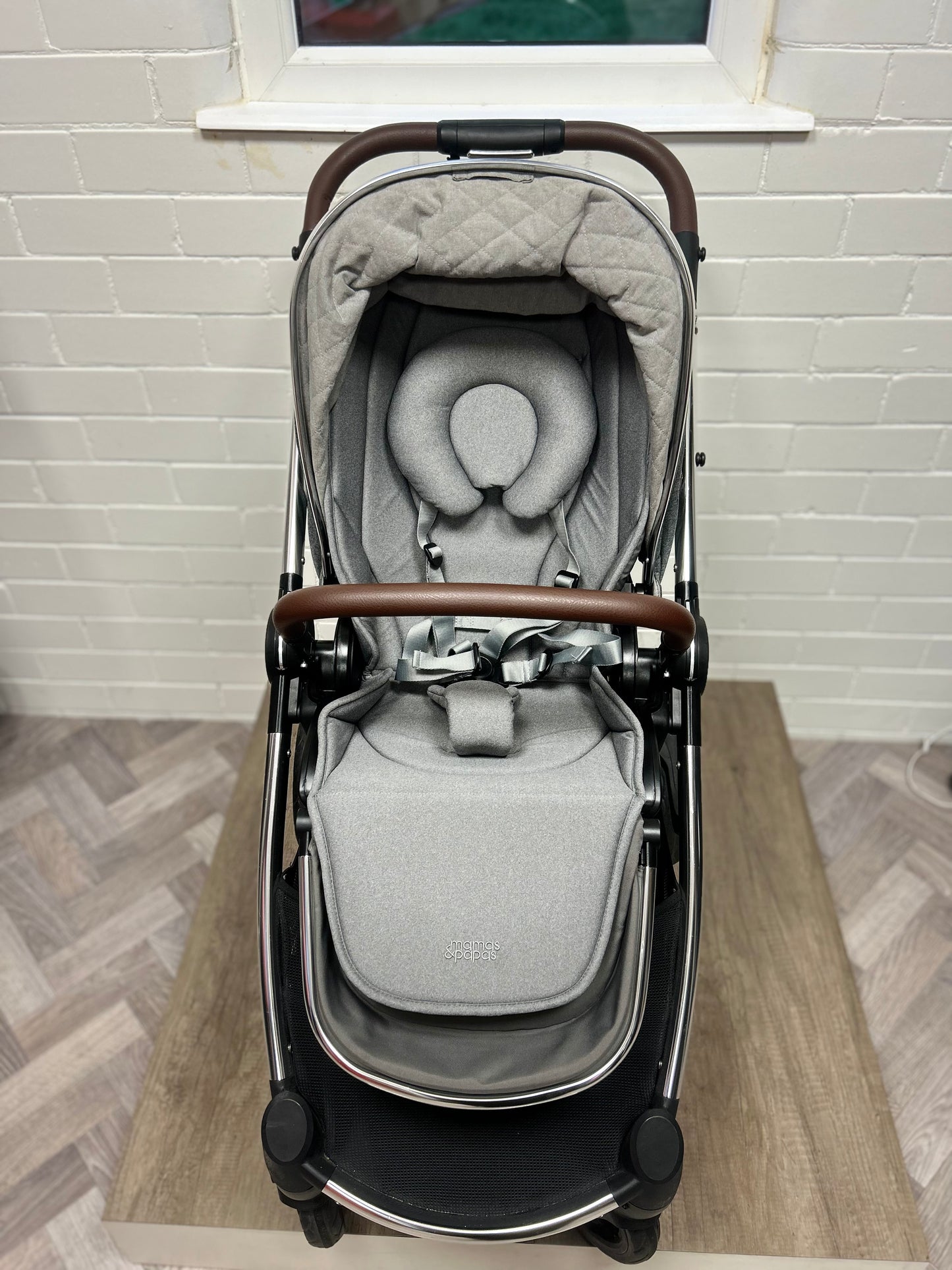 Mamas And Papas Ocarro Pushchair & Carrycot - Grey Mist