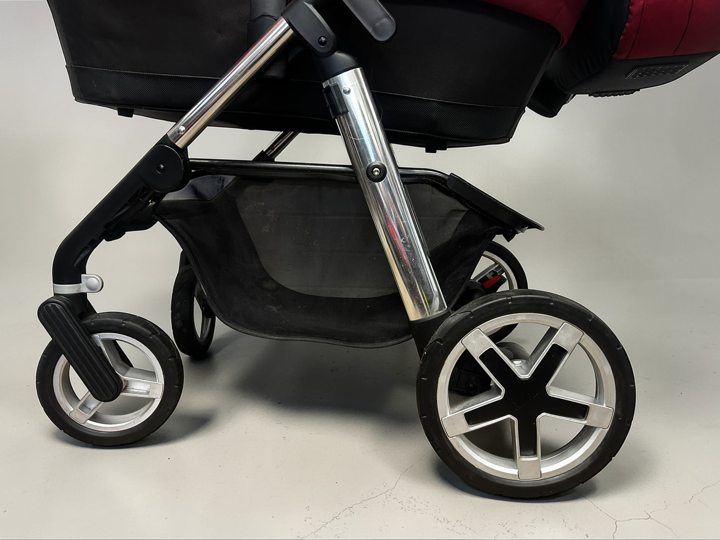 Silver Cross Pioneer 3in1 Travel System - Vintage Red