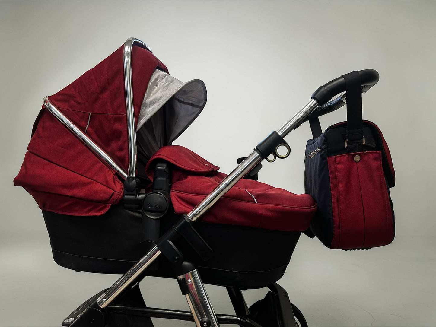 Silver Cross Pioneer 3in1 Travel System - Vintage Red