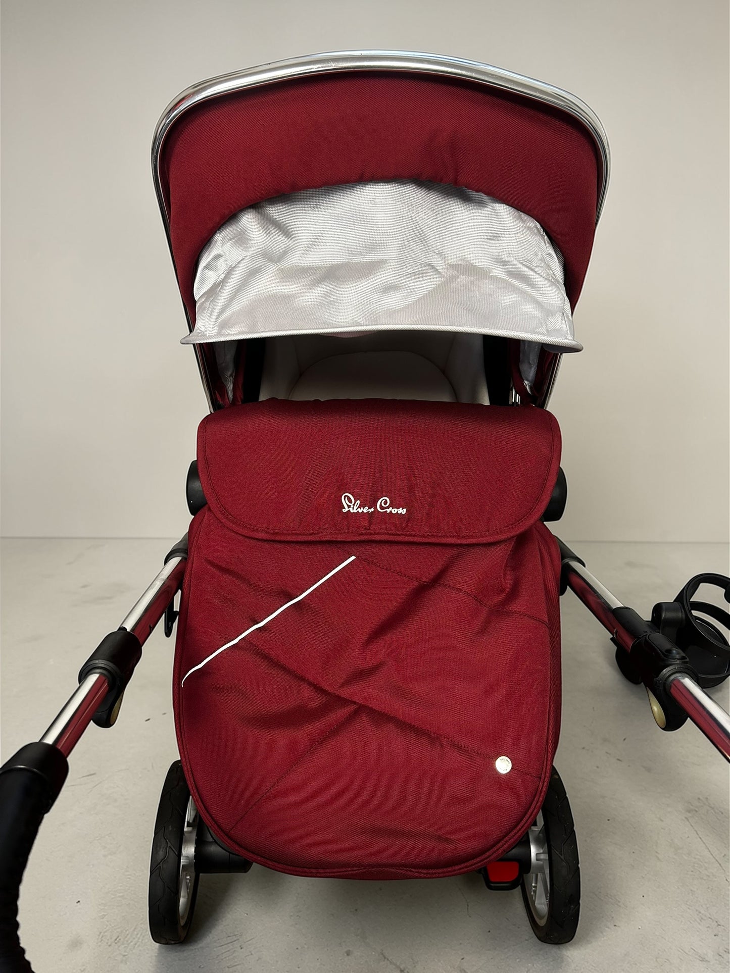 Silver Cross Pioneer 3in1 Travel System - Vintage Red