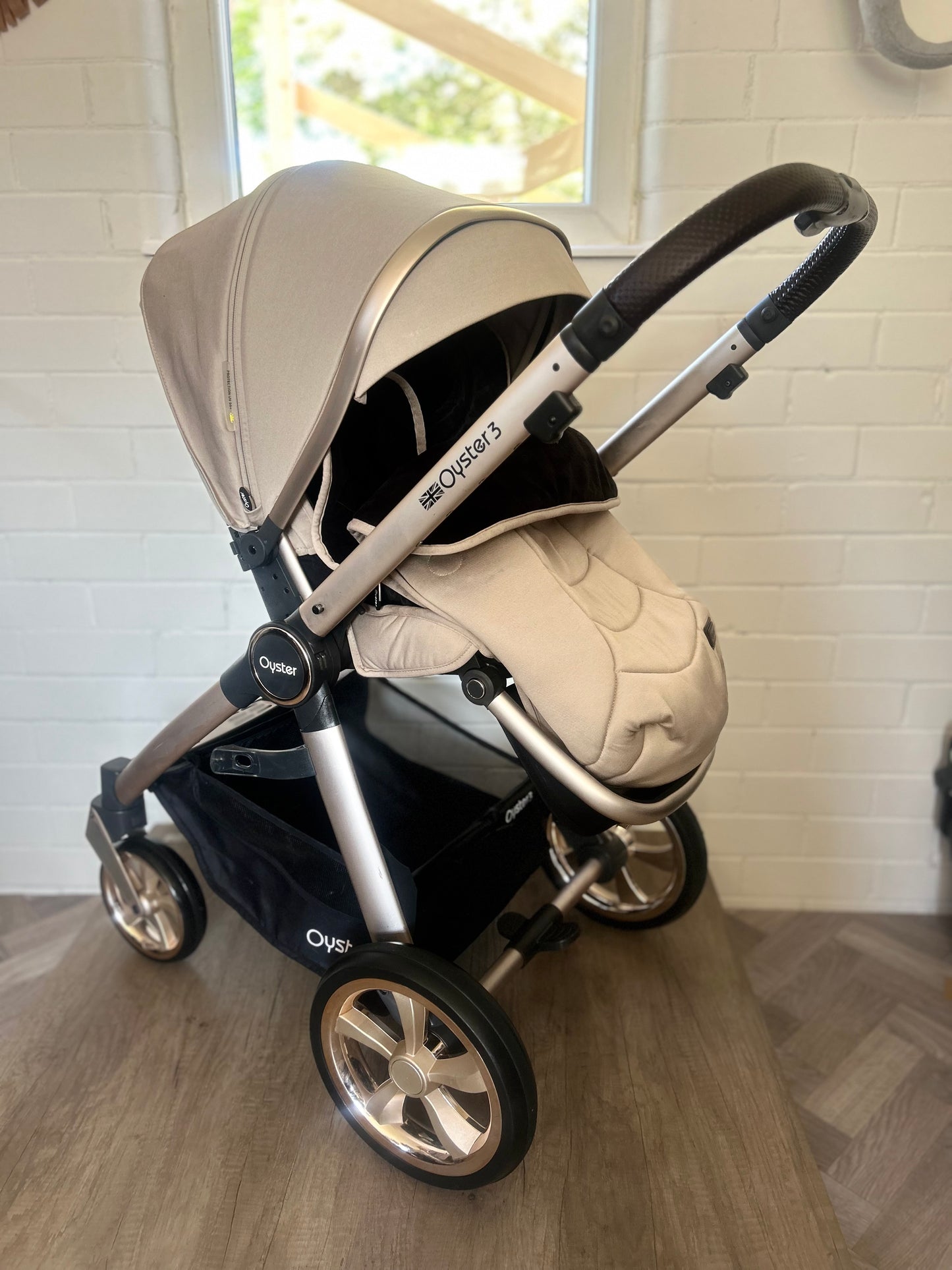 BabyStyle Oyster 3 - Champagne 2 in 1 Travel System