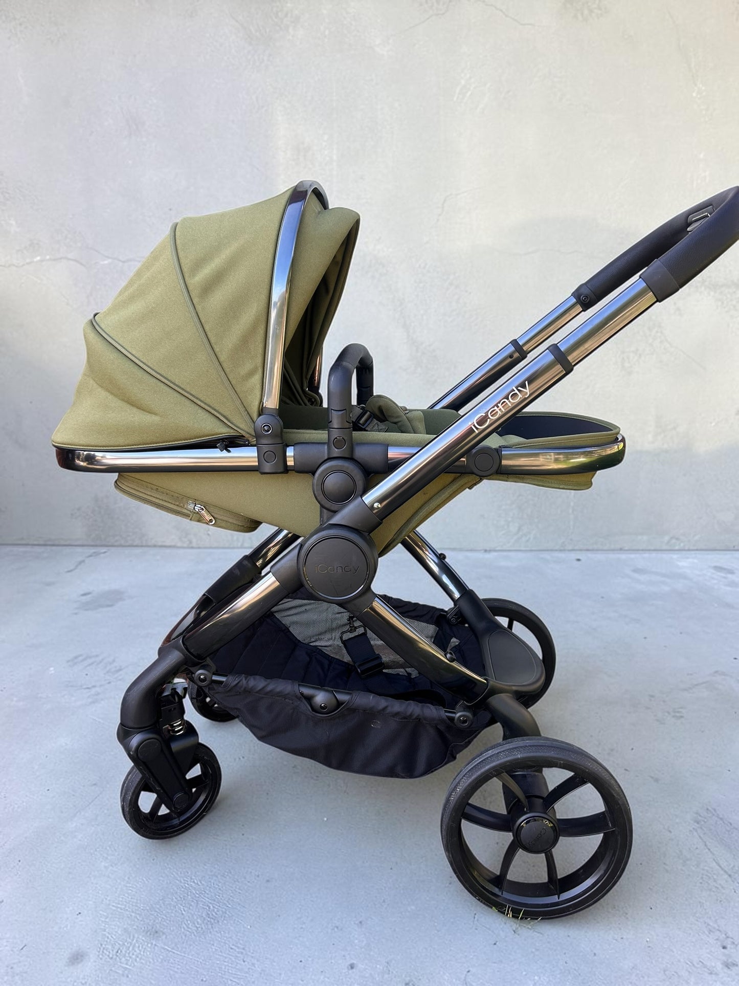 iCandy Peach 7 Travel System - Olive Green Phantom