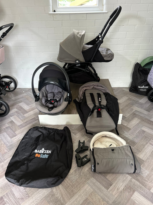 Babyzen YoYo 3 in 1 Travel System in Grey/Black