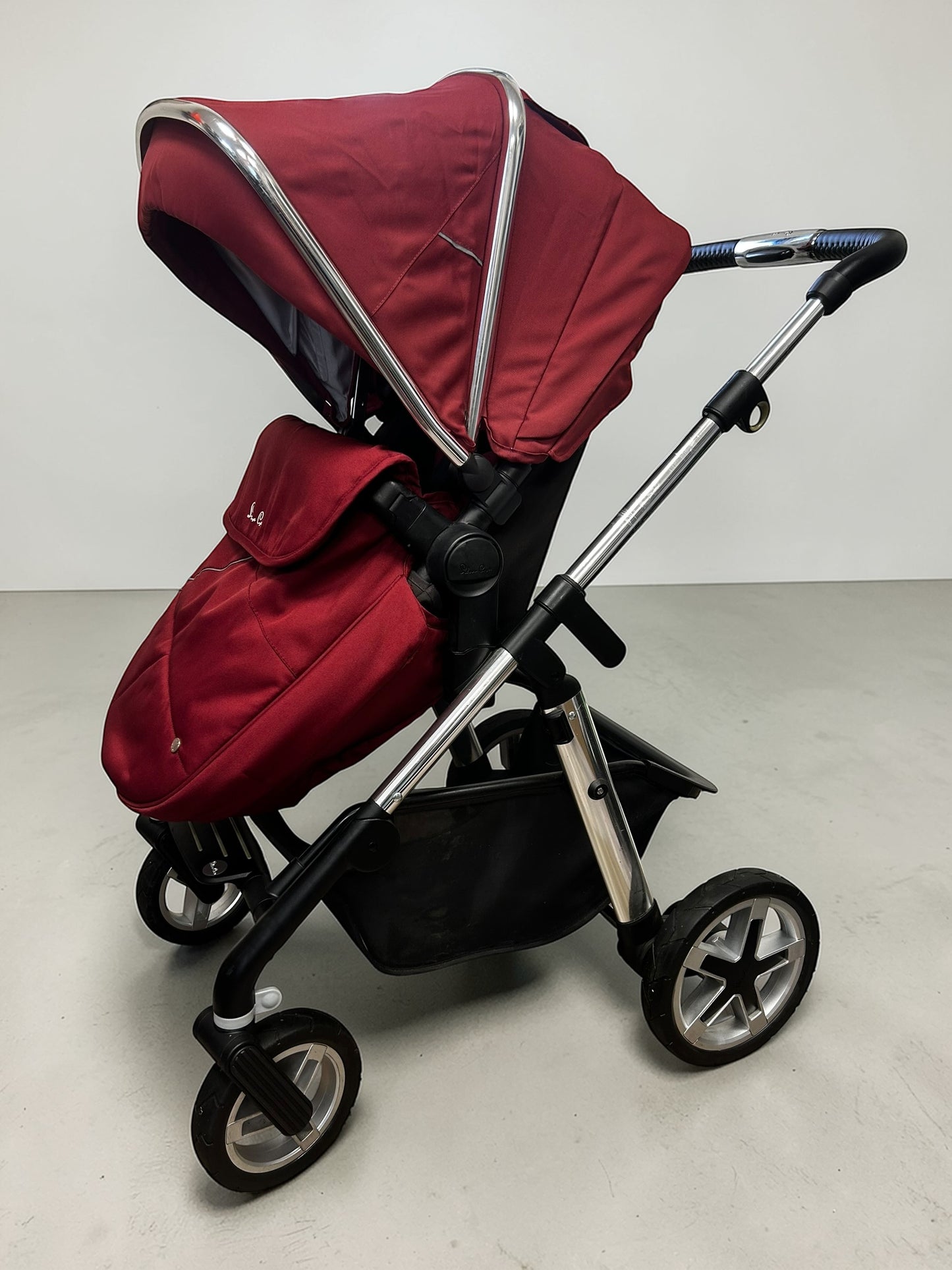 Silver Cross Pioneer 3in1 Travel System - Vintage Red