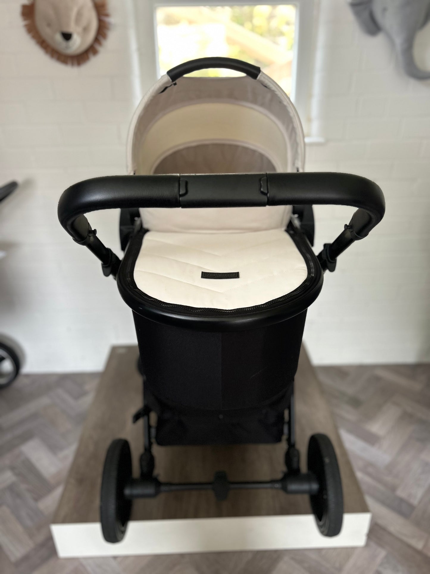 Ickle Bubba Virgo Growing Family Double Travel System - Stone