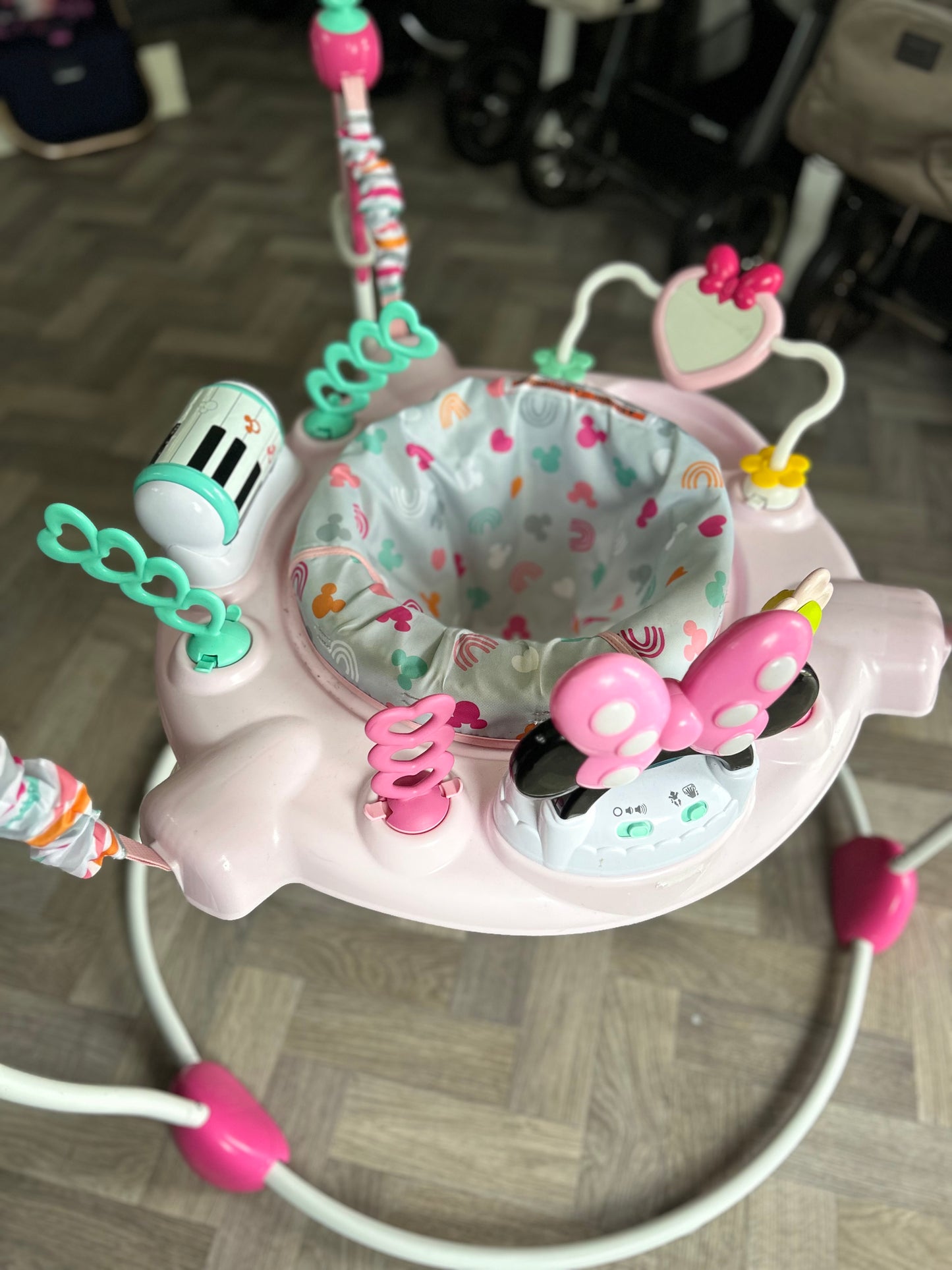 Bright Starts Disney Minnie Mouse Baby Jumper