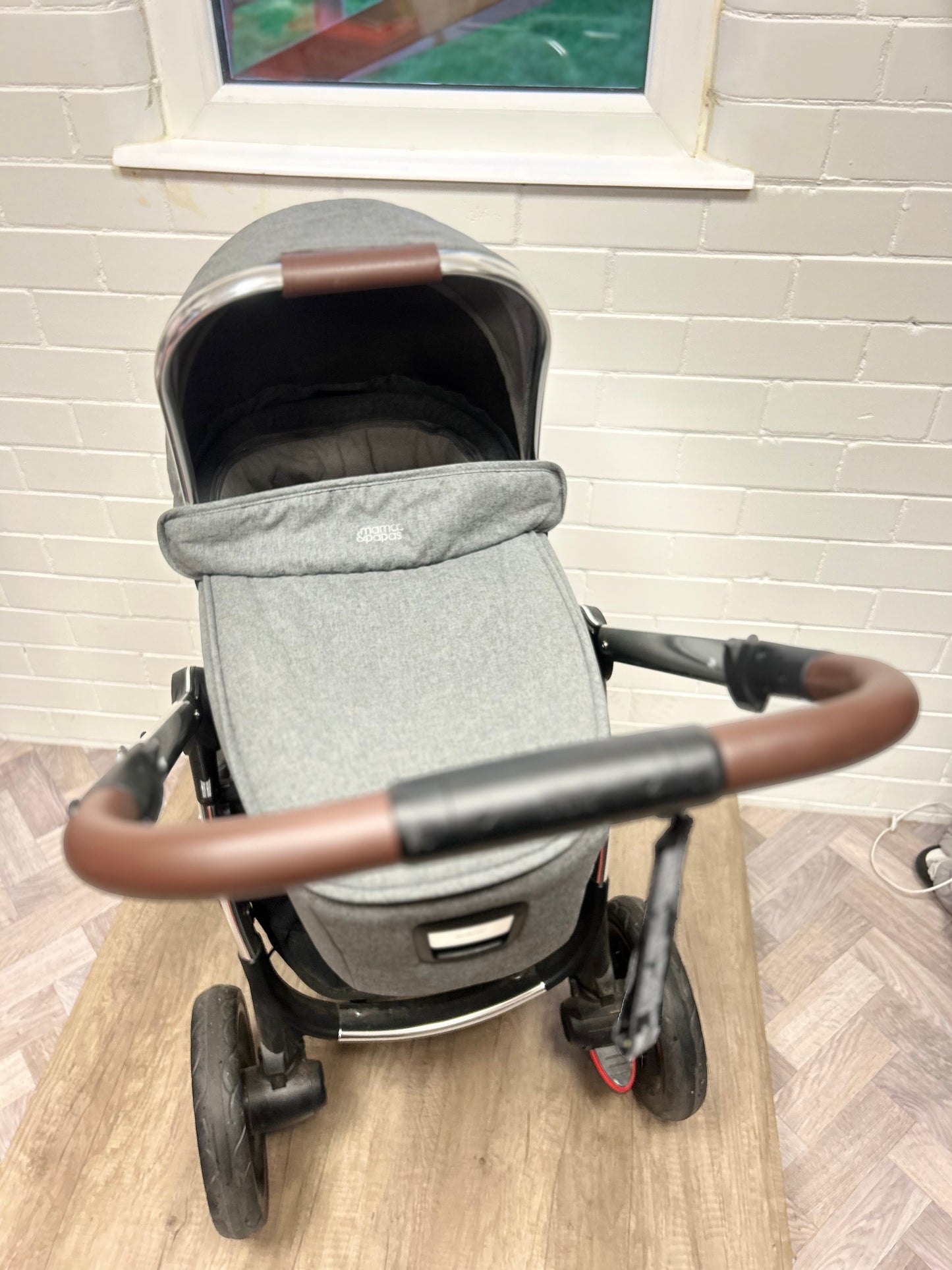 Mamas And Papas Ocarro Pushchair & Carrycot - Grey Mist
