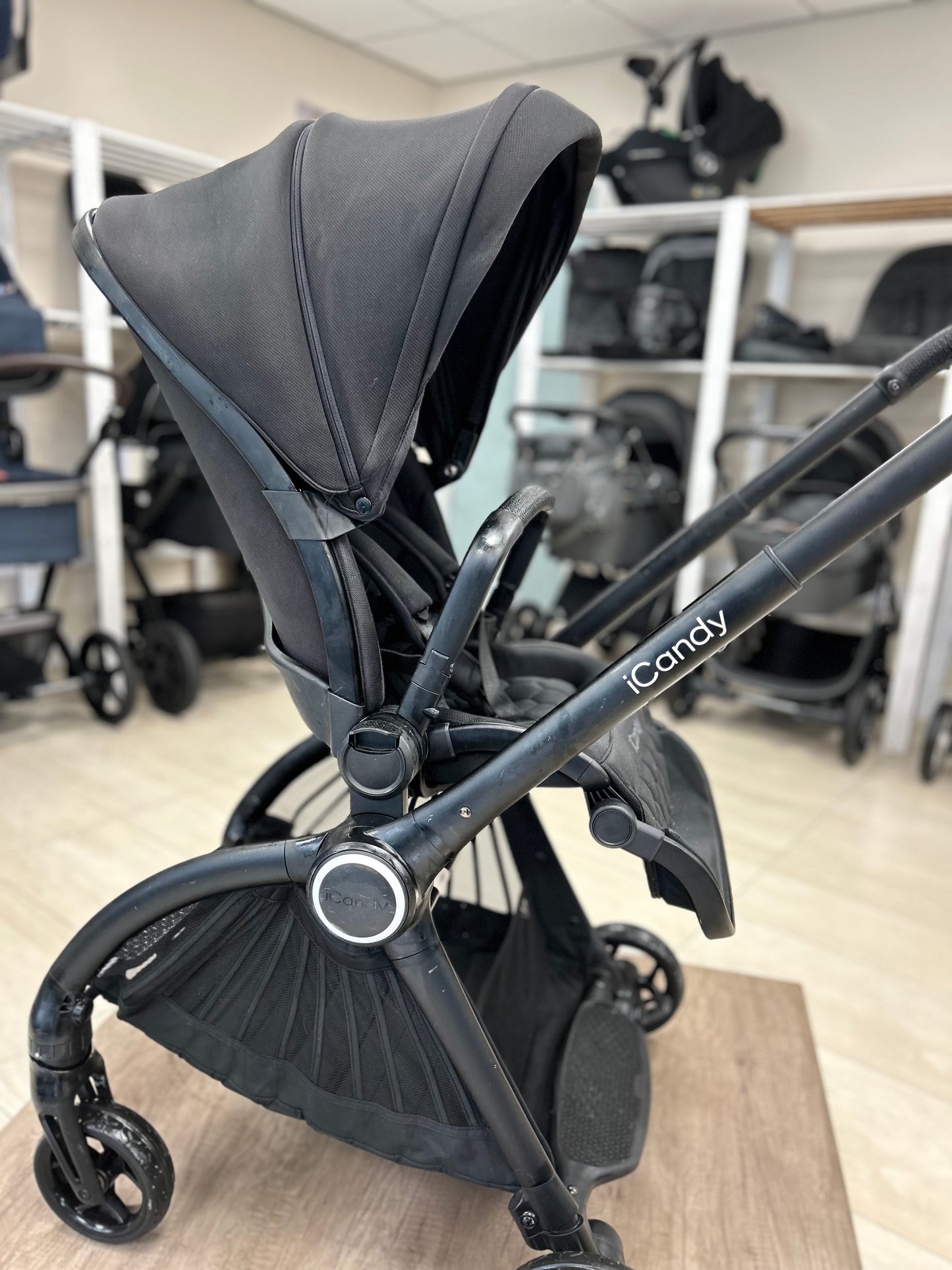 iCandy Core Pushchair and Carrycot - Complete Bundle - Jet, Black edition