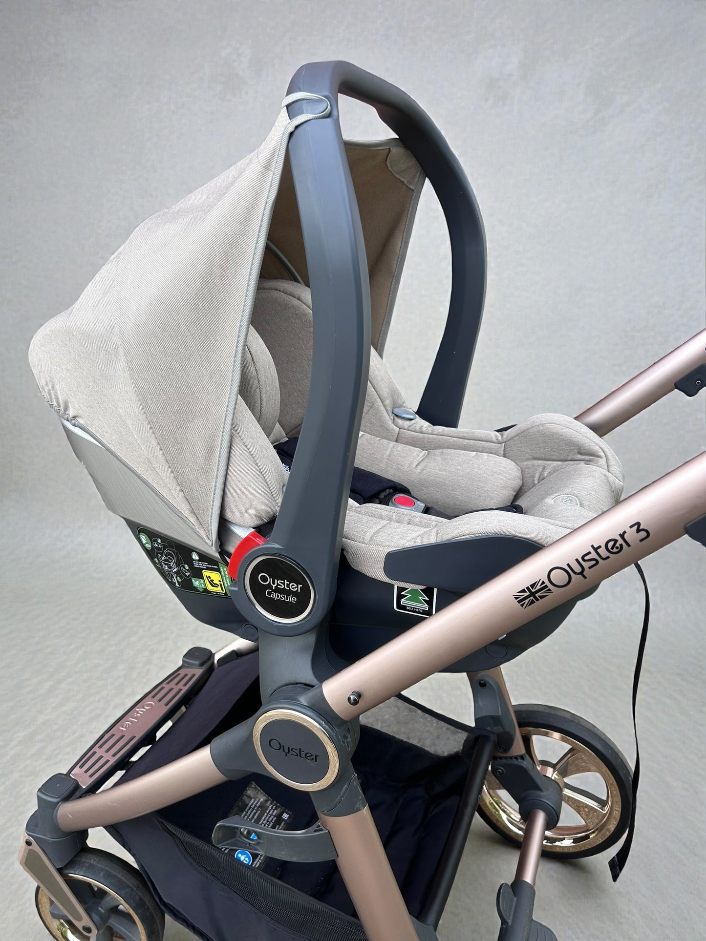 BabyStyle Oyster 3 Full Travel System - Creme Brûlée