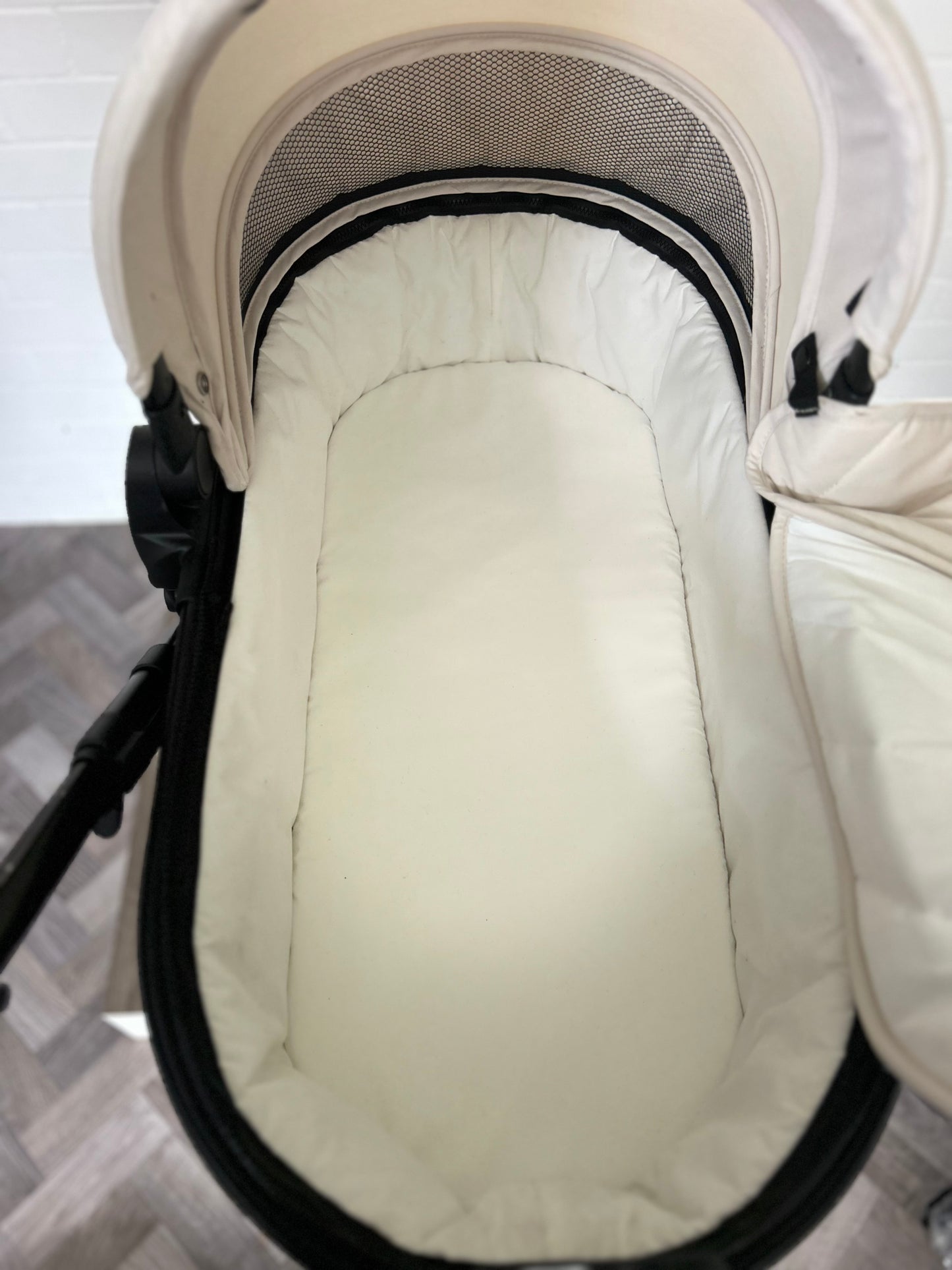 Ickle Bubba Virgo Growing Family Double Travel System - Stone