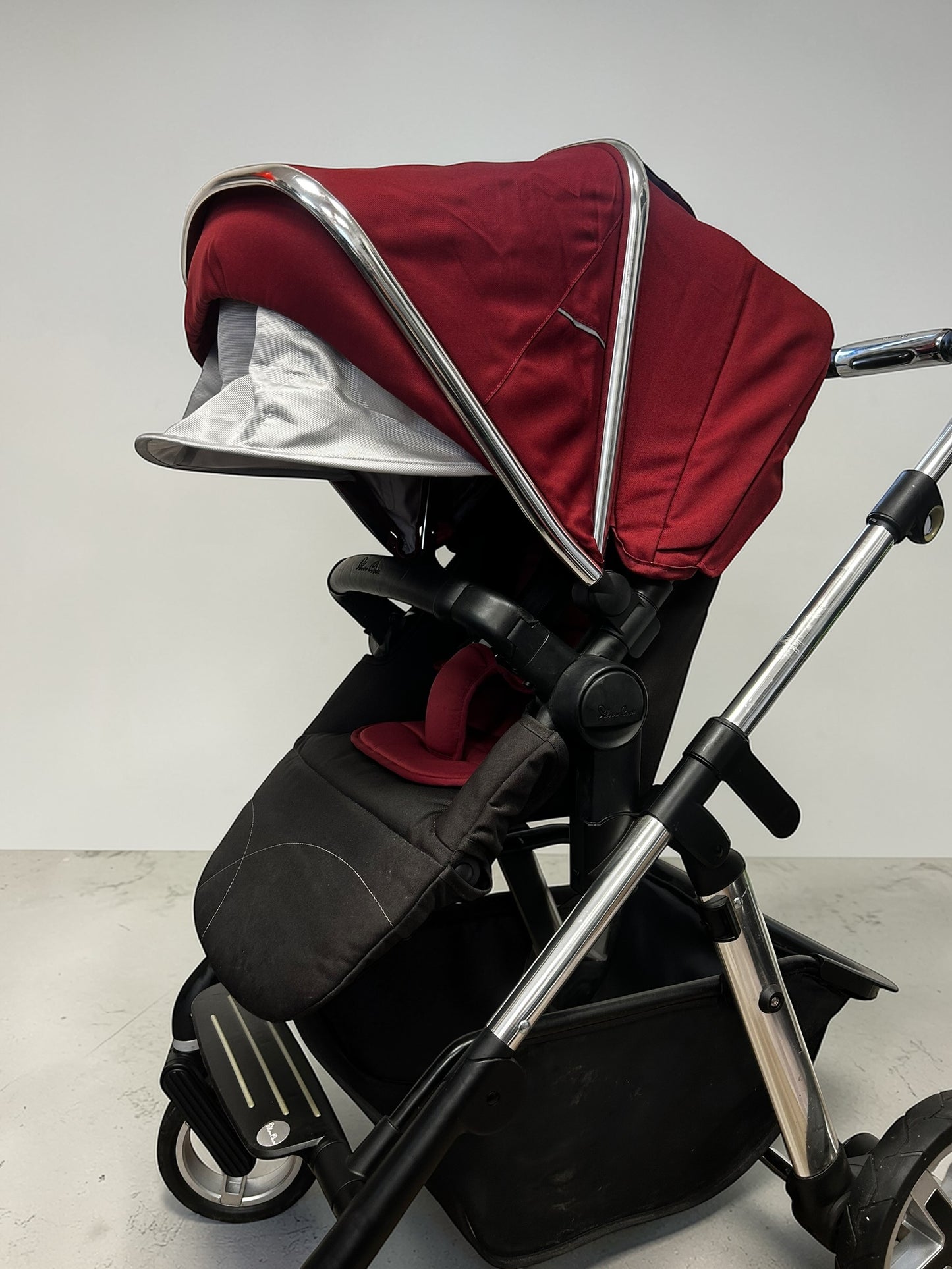 Silver Cross Pioneer 3in1 Travel System - Vintage Red