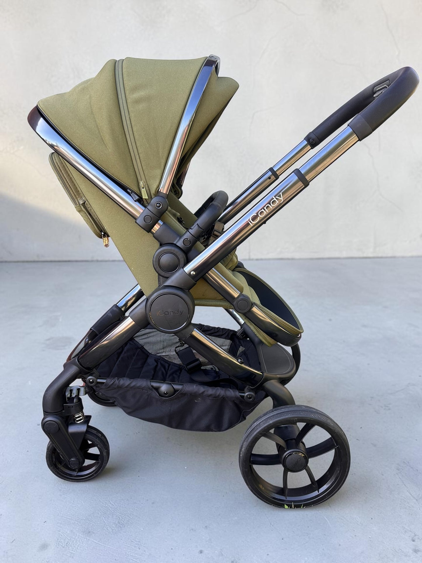 iCandy Peach 7 Travel System - Olive Green Phantom