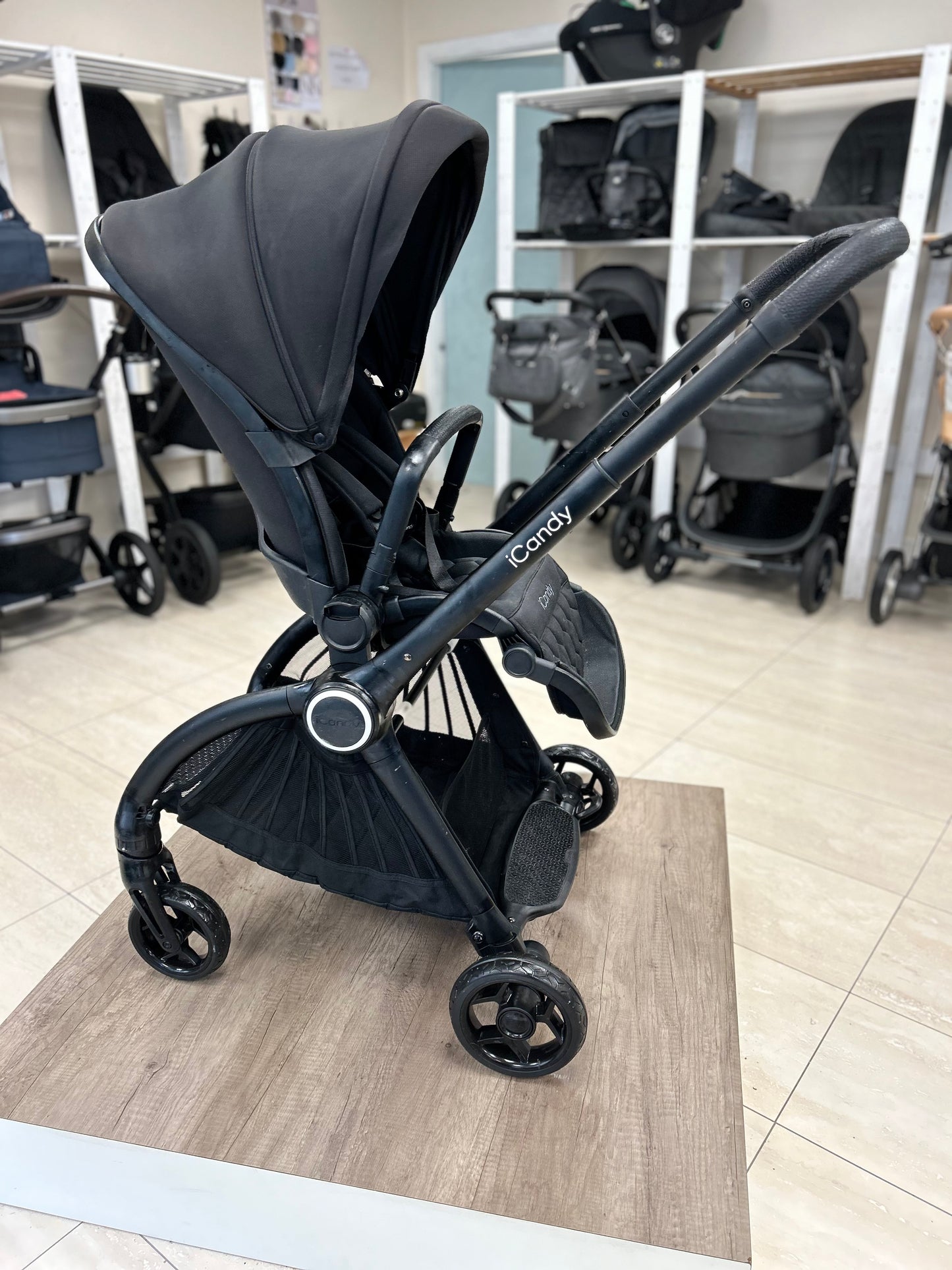 iCandy Core Pushchair and Carrycot - Complete Bundle - Jet, Black edition