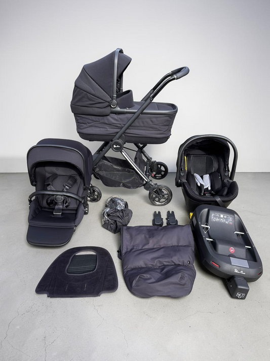 Silver Cross Dune 3 in 1 Travel System – Space Black