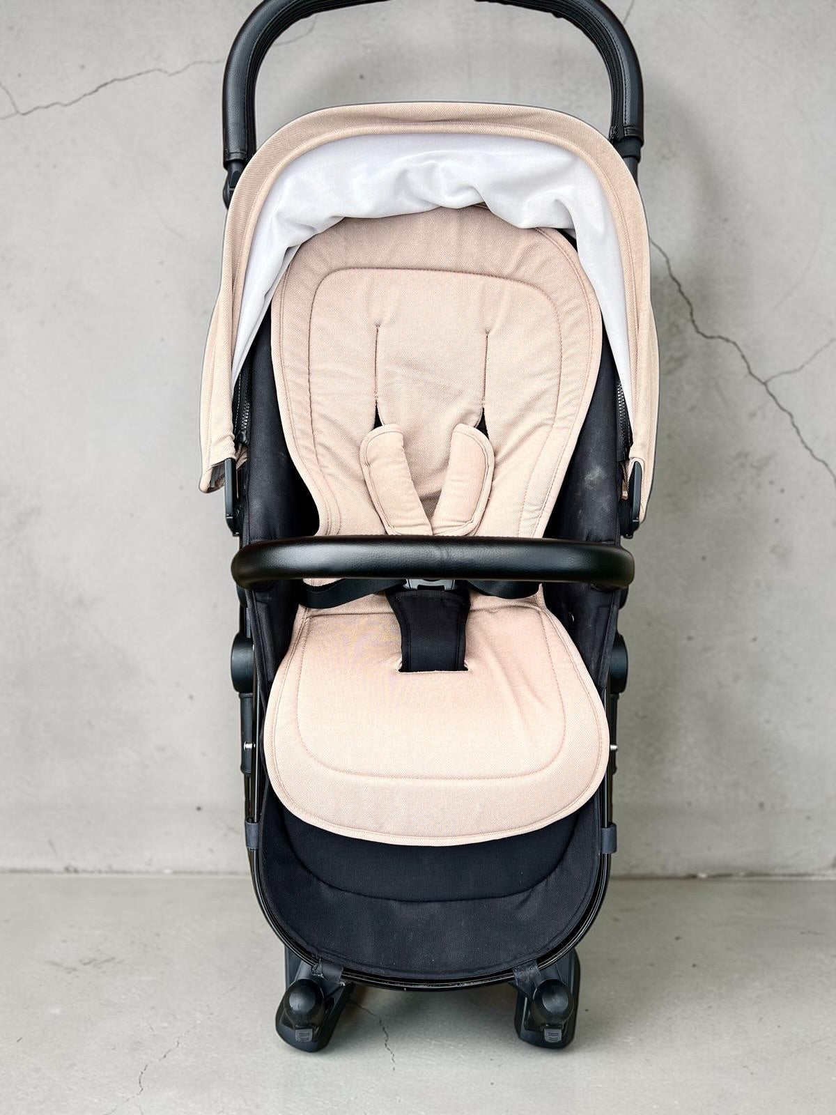 Ickle Bubba Stomp Luxe Travel System + Isofix Base - Desert / Black