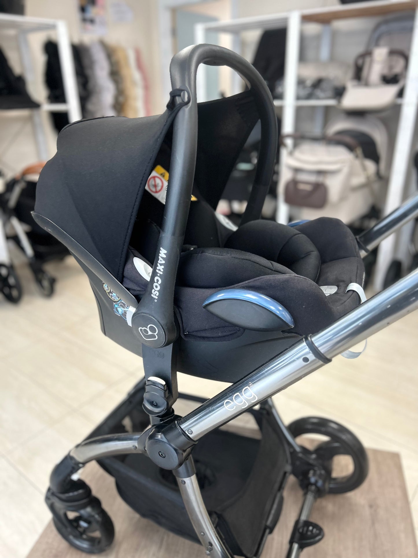 BabyStyle Egg Full Travel System  - Camo Grey