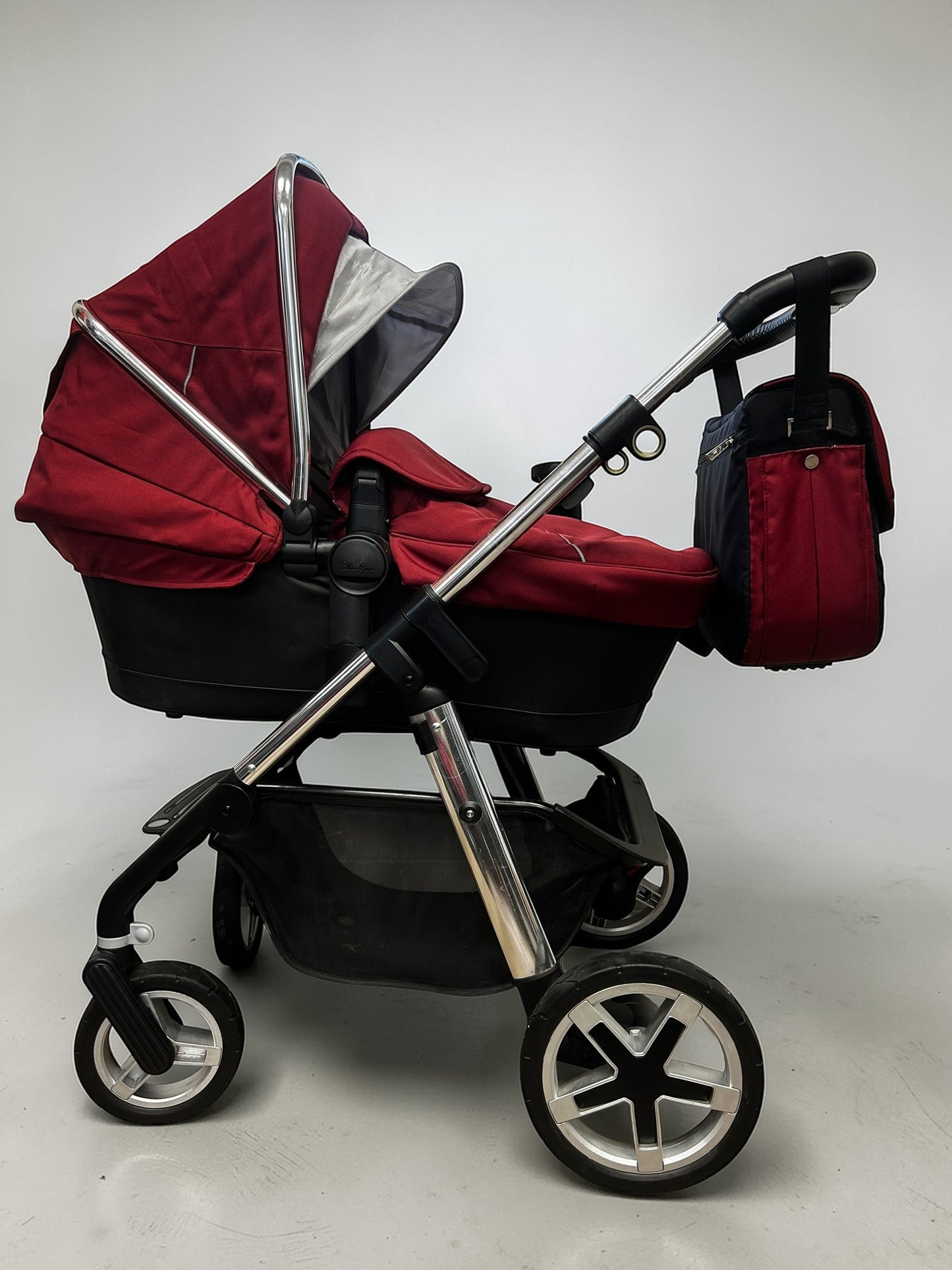 Silver Cross Pioneer 3in1 Travel System - Vintage Red