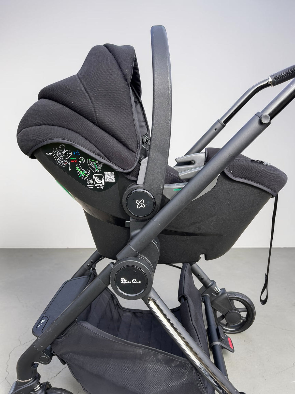 Silver Cross Dune 3 in 1 Travel System – Space Black