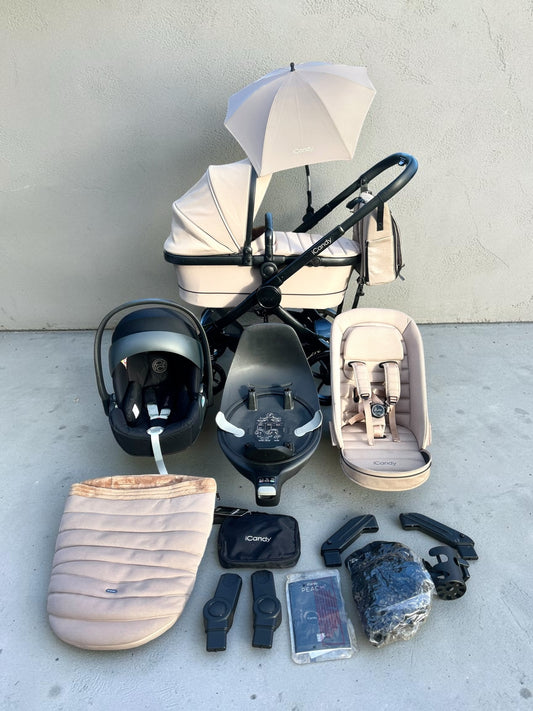 iCandy Peach 7 Complete Travel System – Cookie