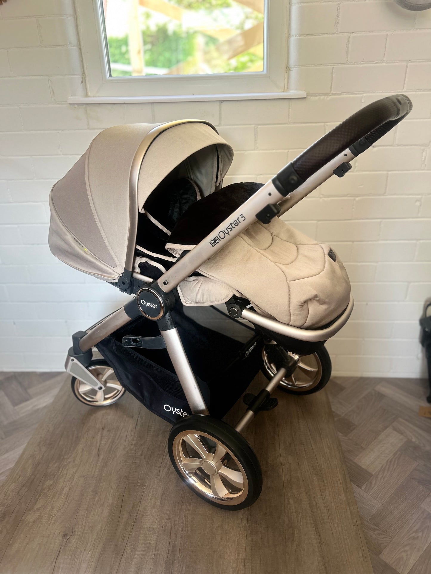 BabyStyle Oyster 3 - Champagne 2 in 1 Travel System
