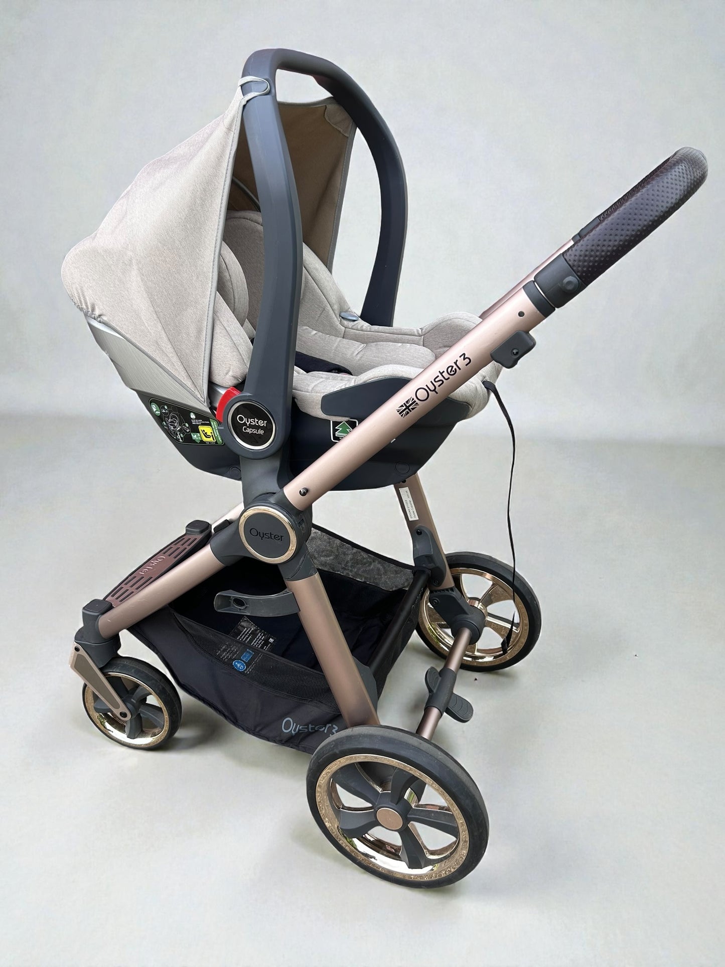 BabyStyle Oyster 3 Full Travel System - Creme Brûlée