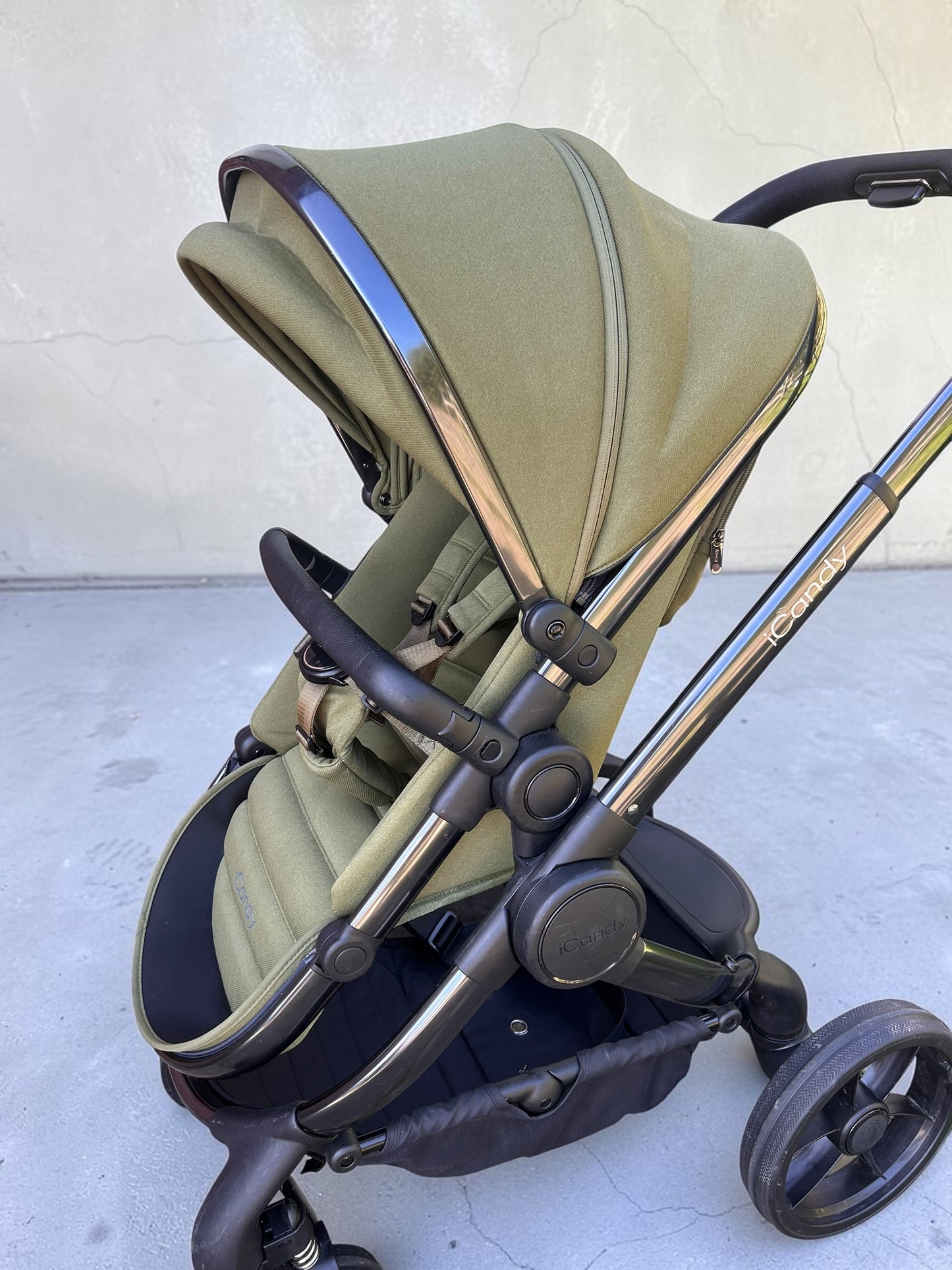 iCandy Peach 7 Travel System - Olive Green Phantom