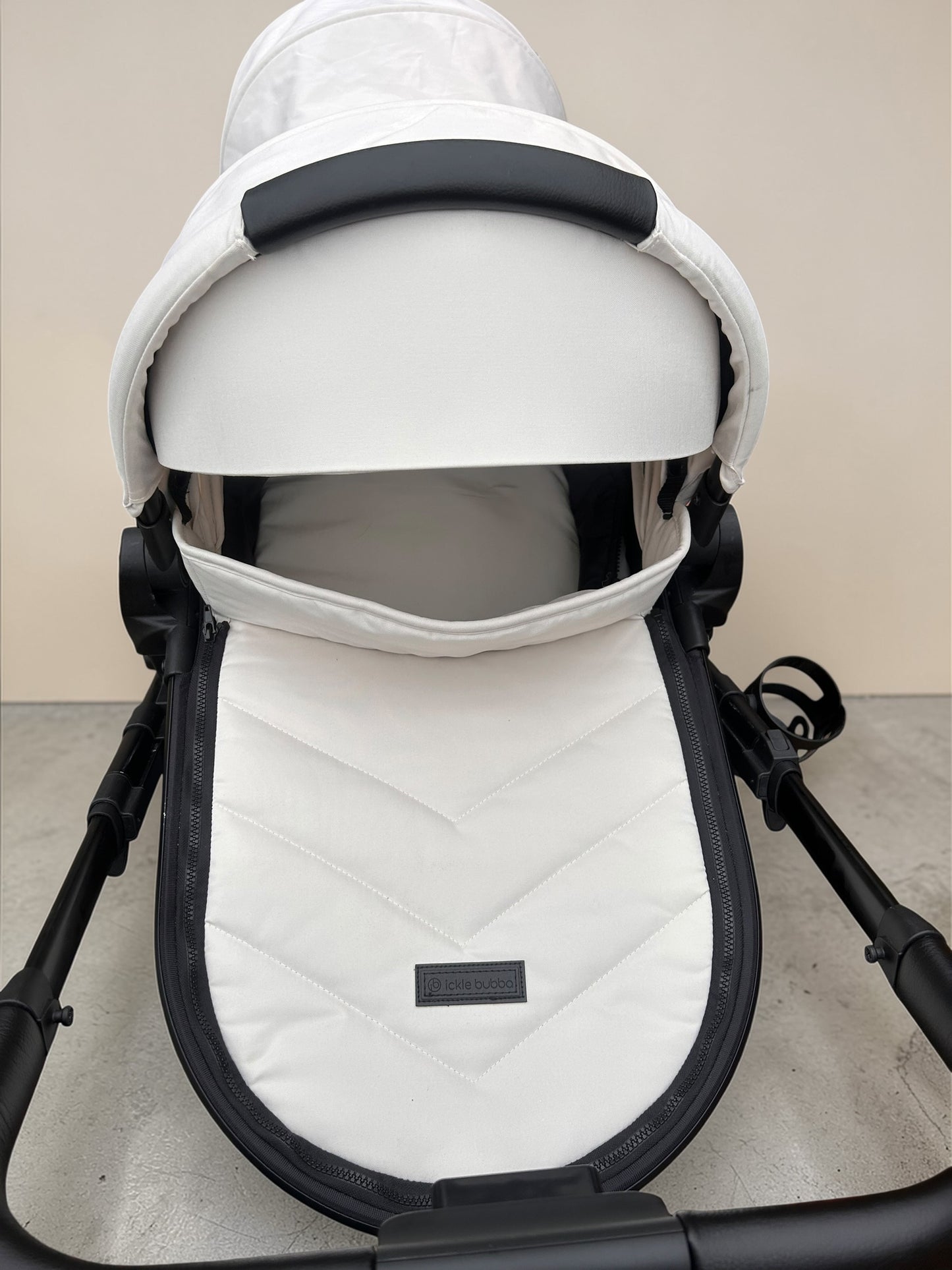 Ickle Bubba Virgo Double Travel System - Black/Stone