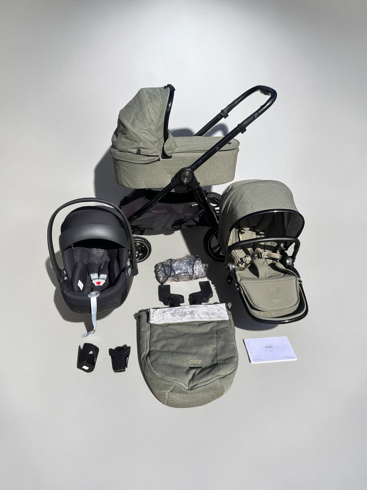 Mamas & Papas Ocarro 3-in-1 Travel System – Juniper Green