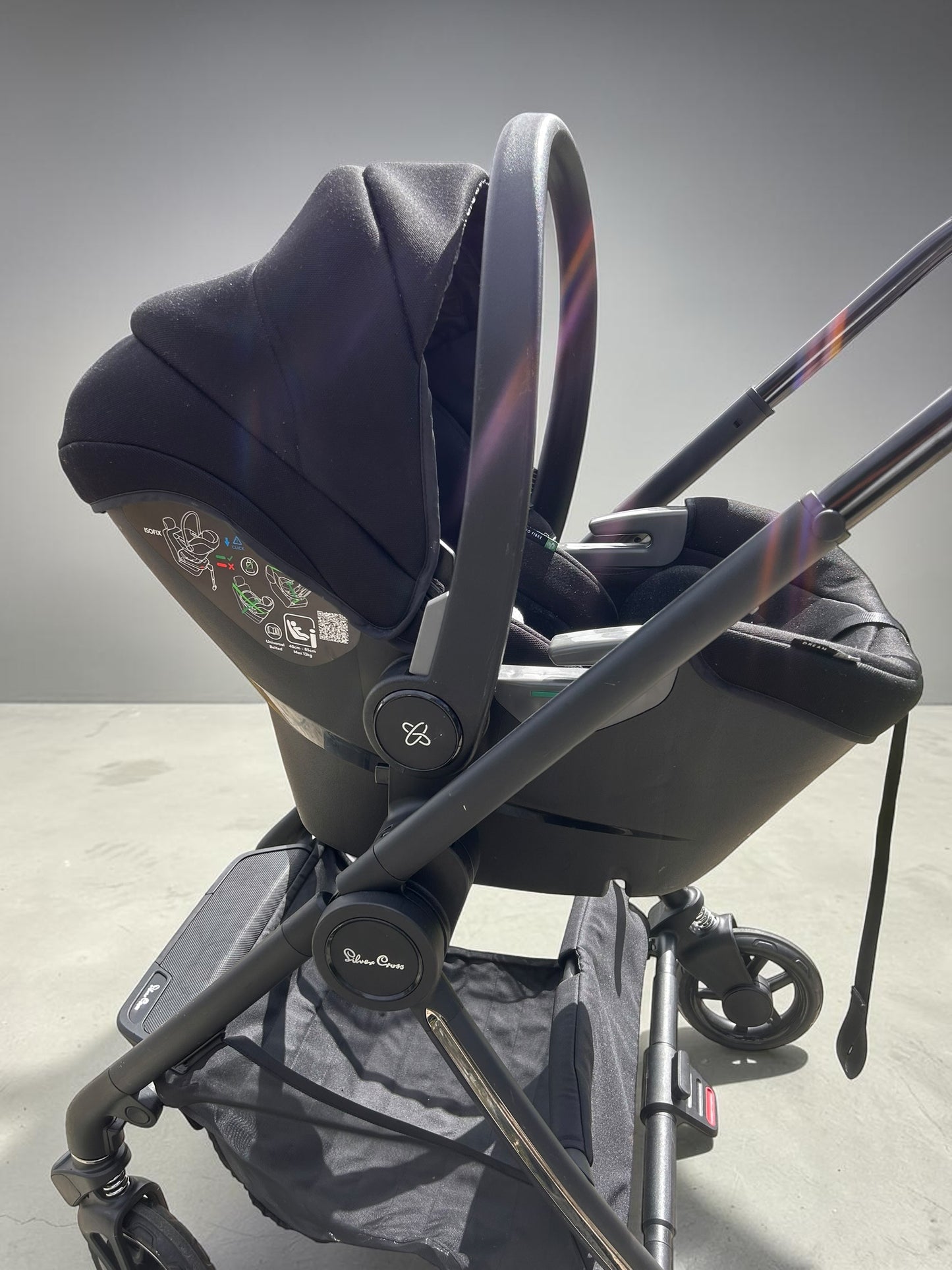 Silver Cross Dune 3 in 1 Travel System – Space Black