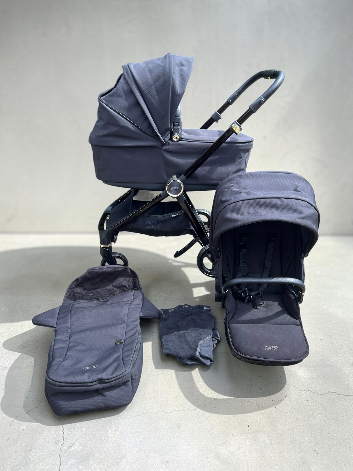 Mamas & Papas Strada Jewel Collection - Black Diamond 2in1 Travel System