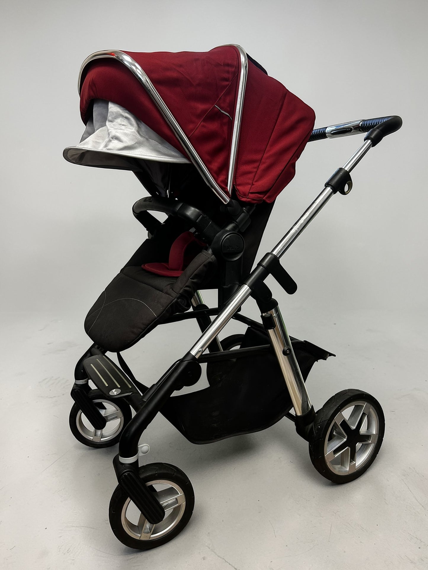 Silver Cross Pioneer 3in1 Travel System - Vintage Red