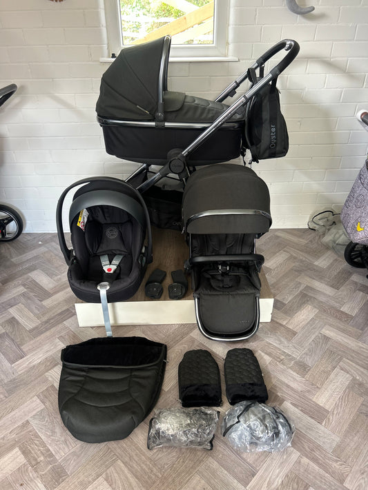 BabyStyle Oyster 3 - Black Olive - Full Travel System
