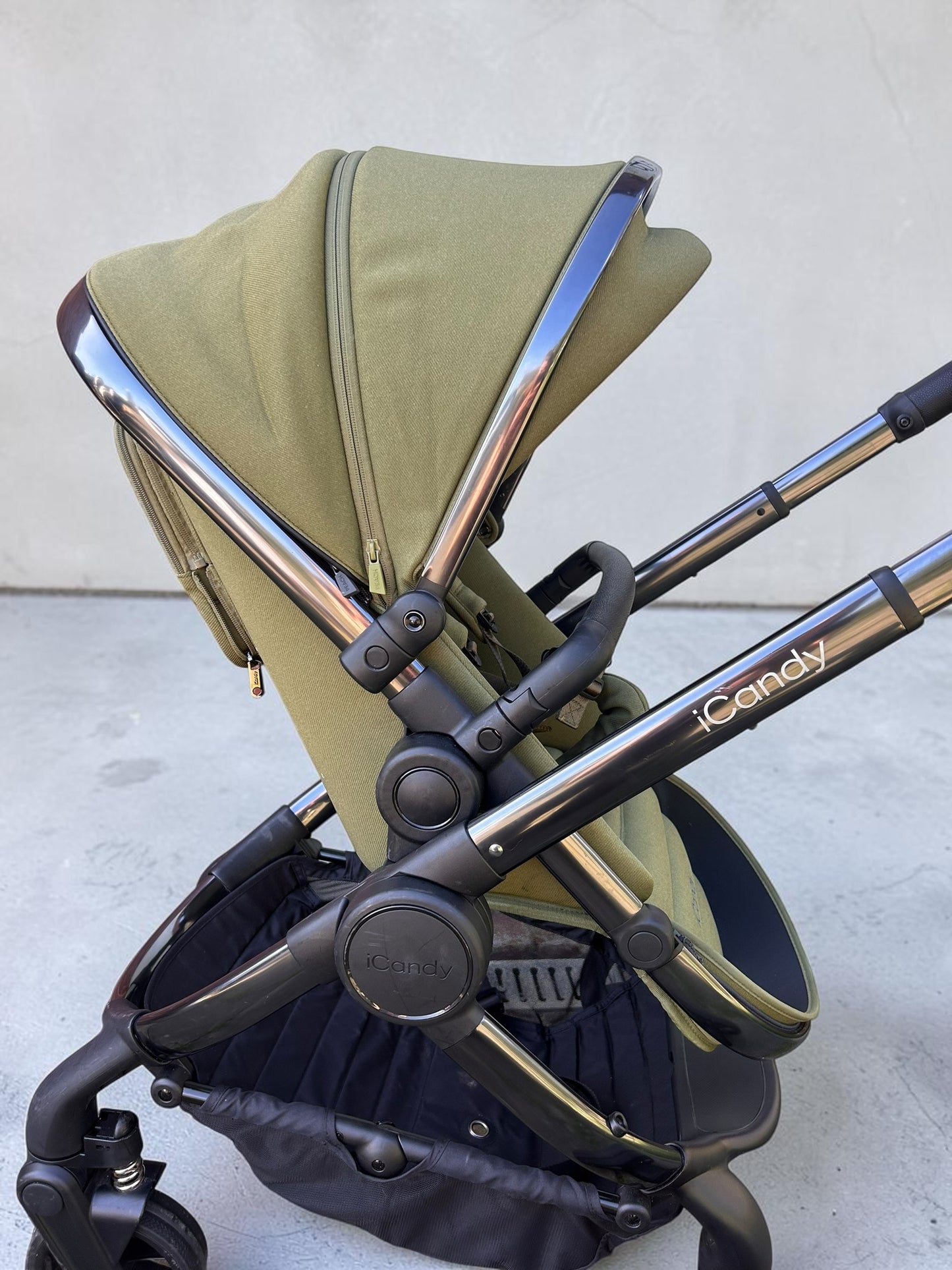 iCandy Peach 7 Travel System - Olive Green Phantom