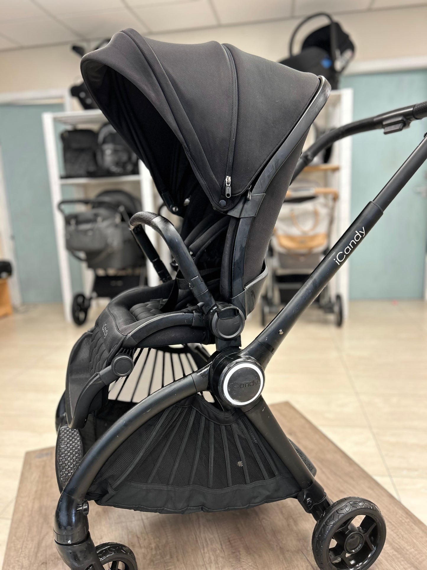 iCandy Core Pushchair and Carrycot - Complete Bundle - Jet, Black edition