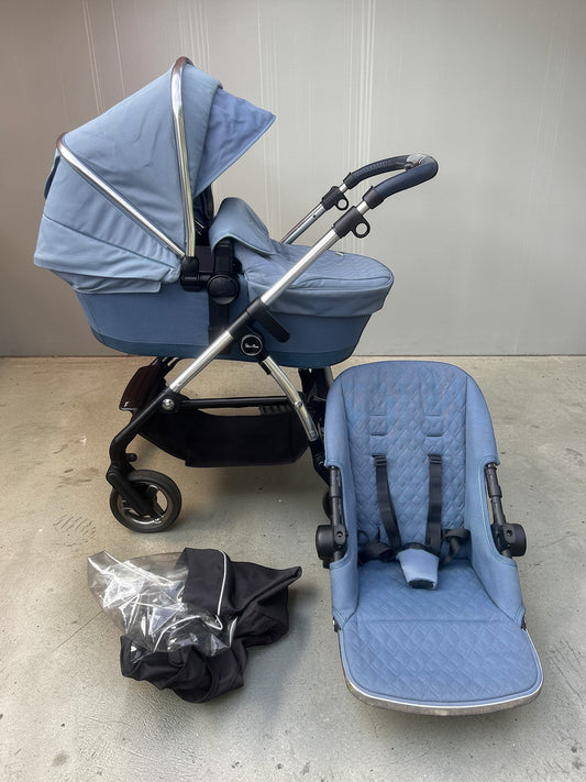 Silver Cross Wayfarer - 2 in 1 Travel System - Sky Blue