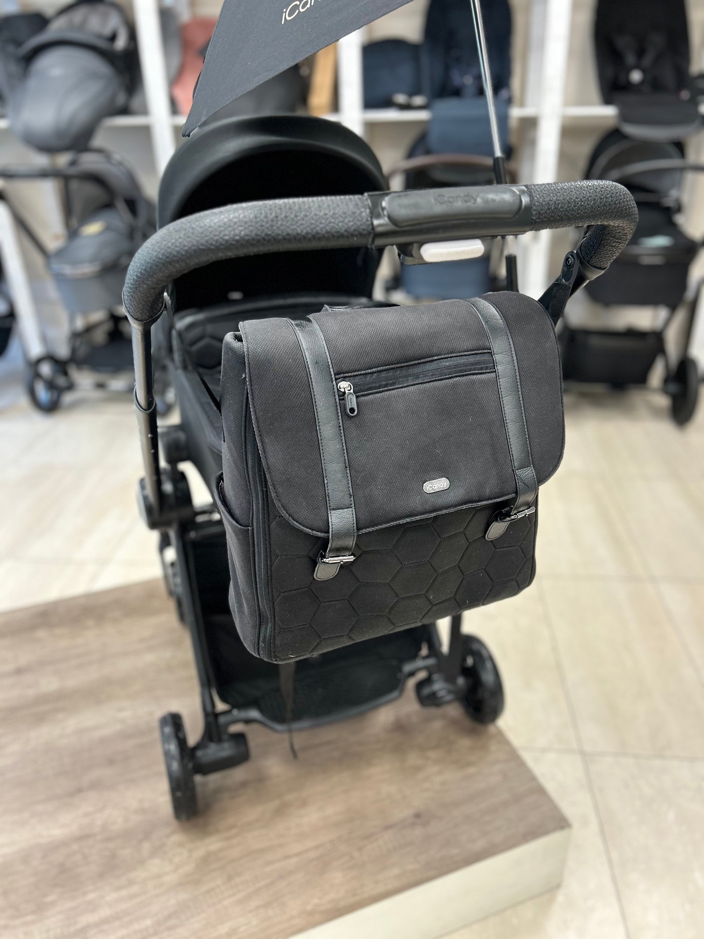 iCandy Core Pushchair and Carrycot - Complete Bundle - Jet, Black edition