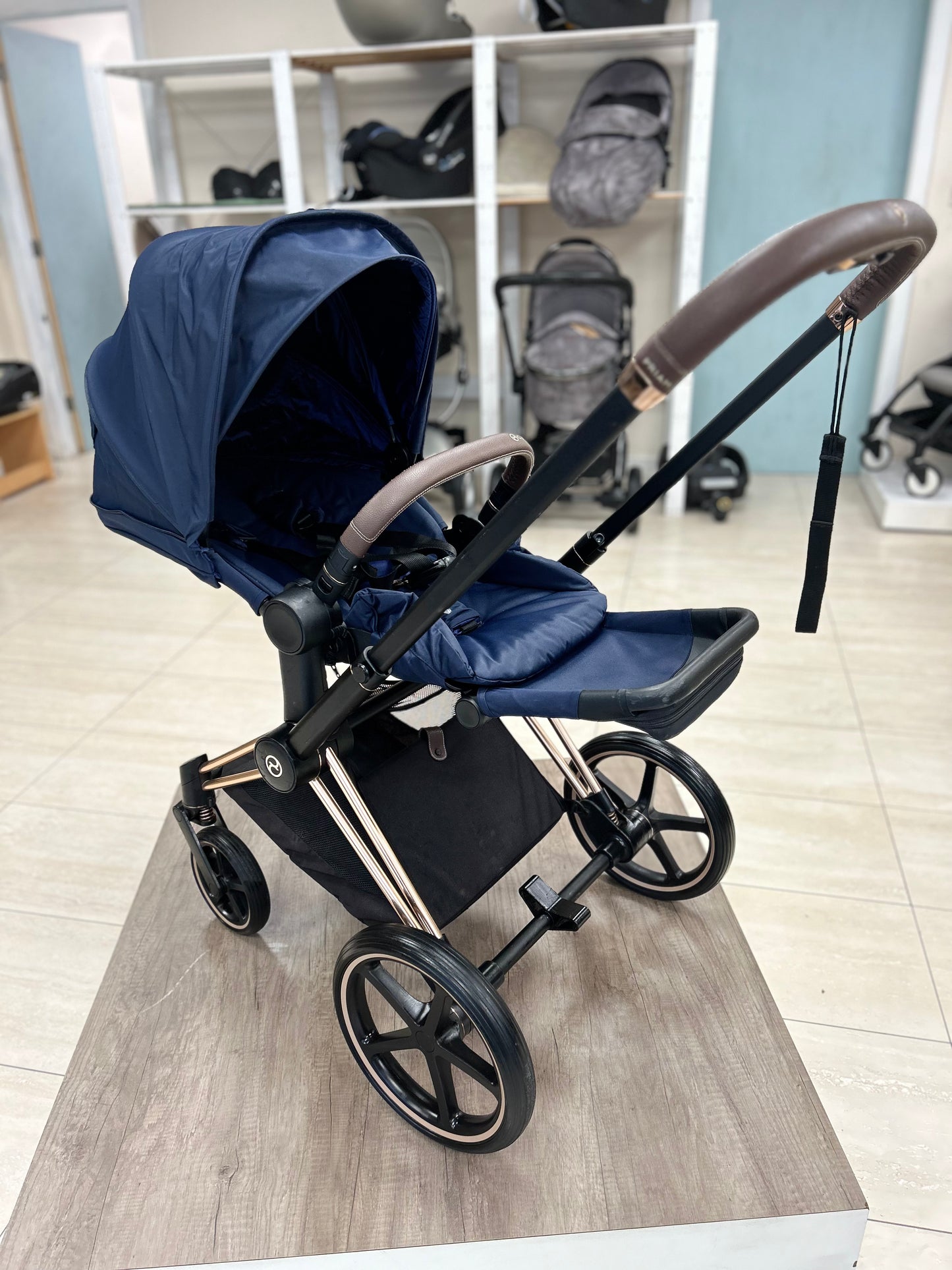 Cybex Priam Travel System - Midnight Blue