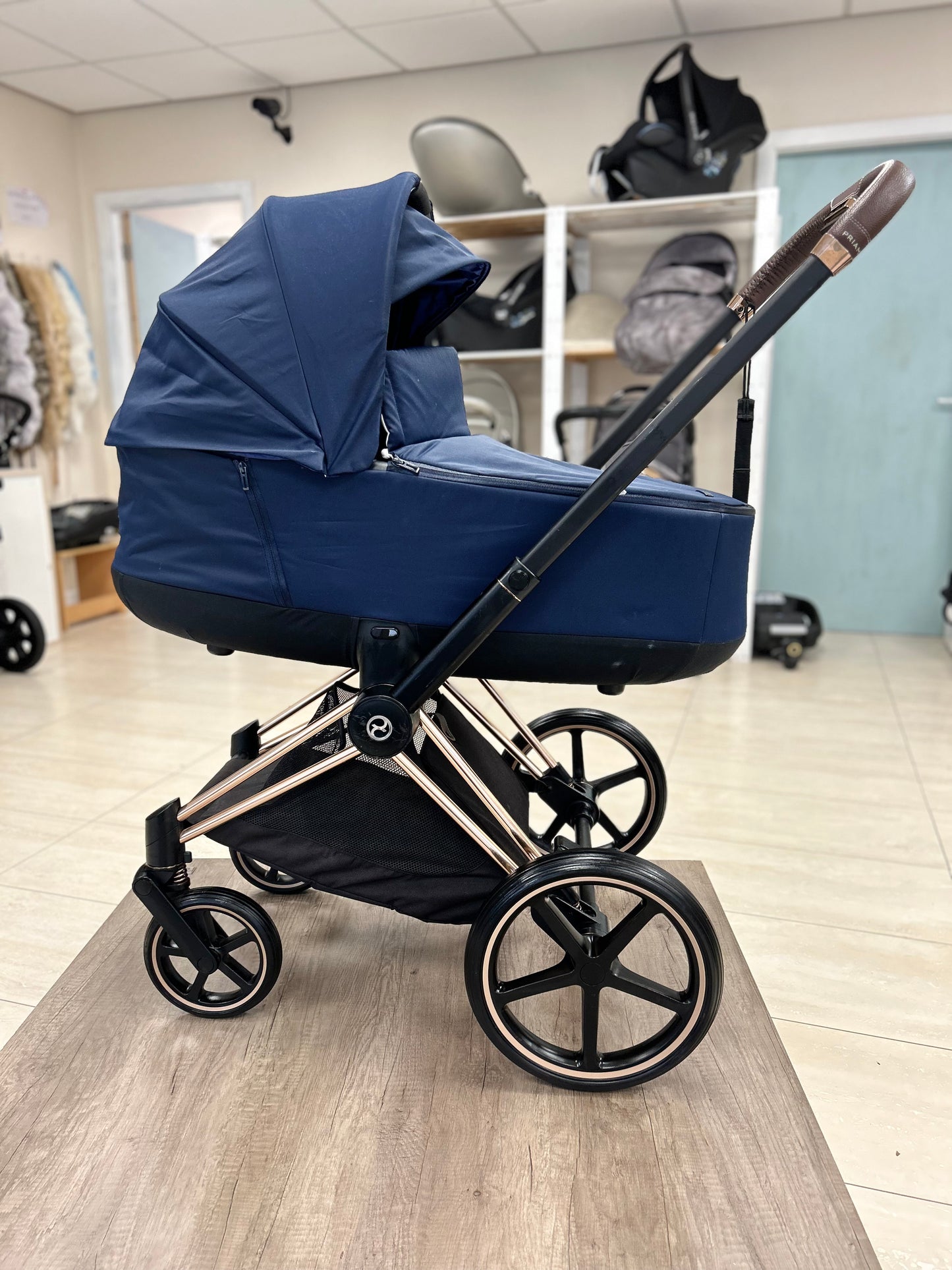 Cybex Priam Travel System - Midnight Blue