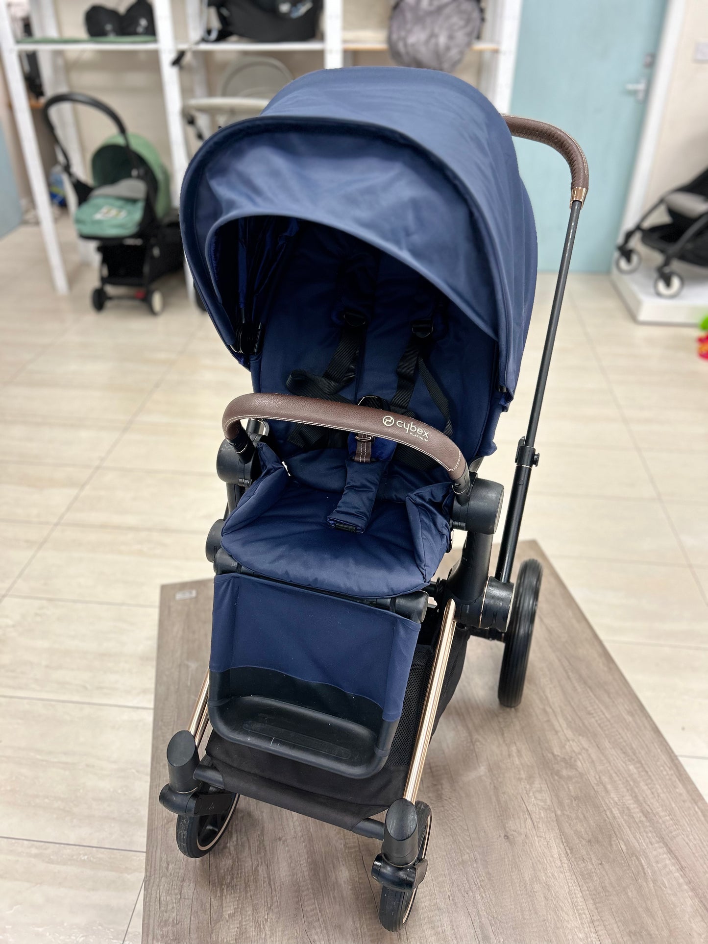 Cybex Priam Travel System - Midnight Blue