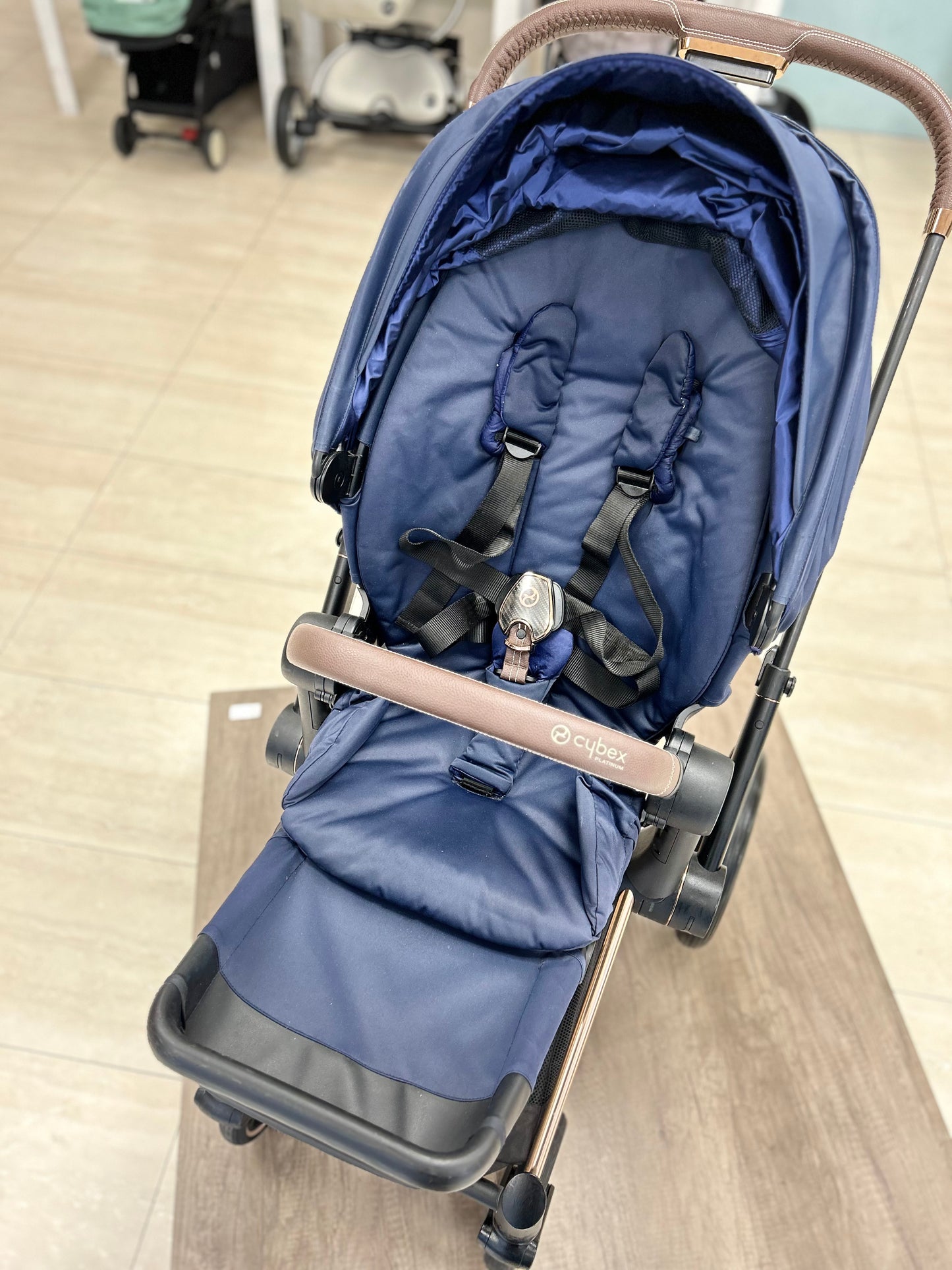 Cybex Priam Travel System - Midnight Blue