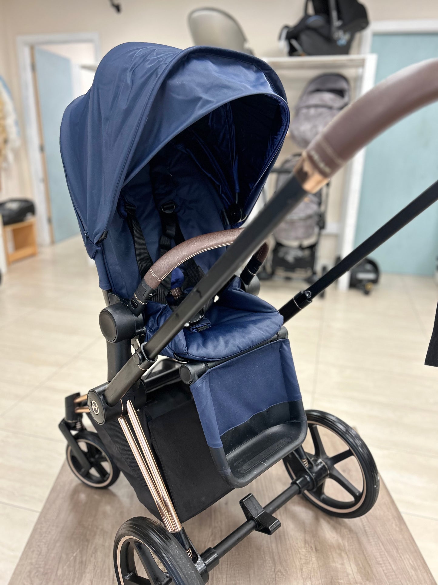 Cybex Priam Travel System - Midnight Blue