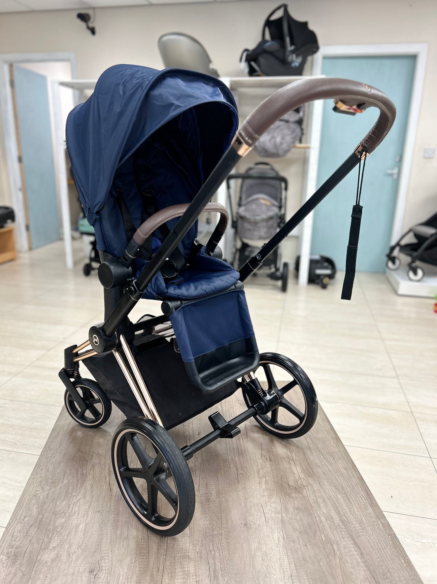 Cybex Priam Travel System - Midnight Blue