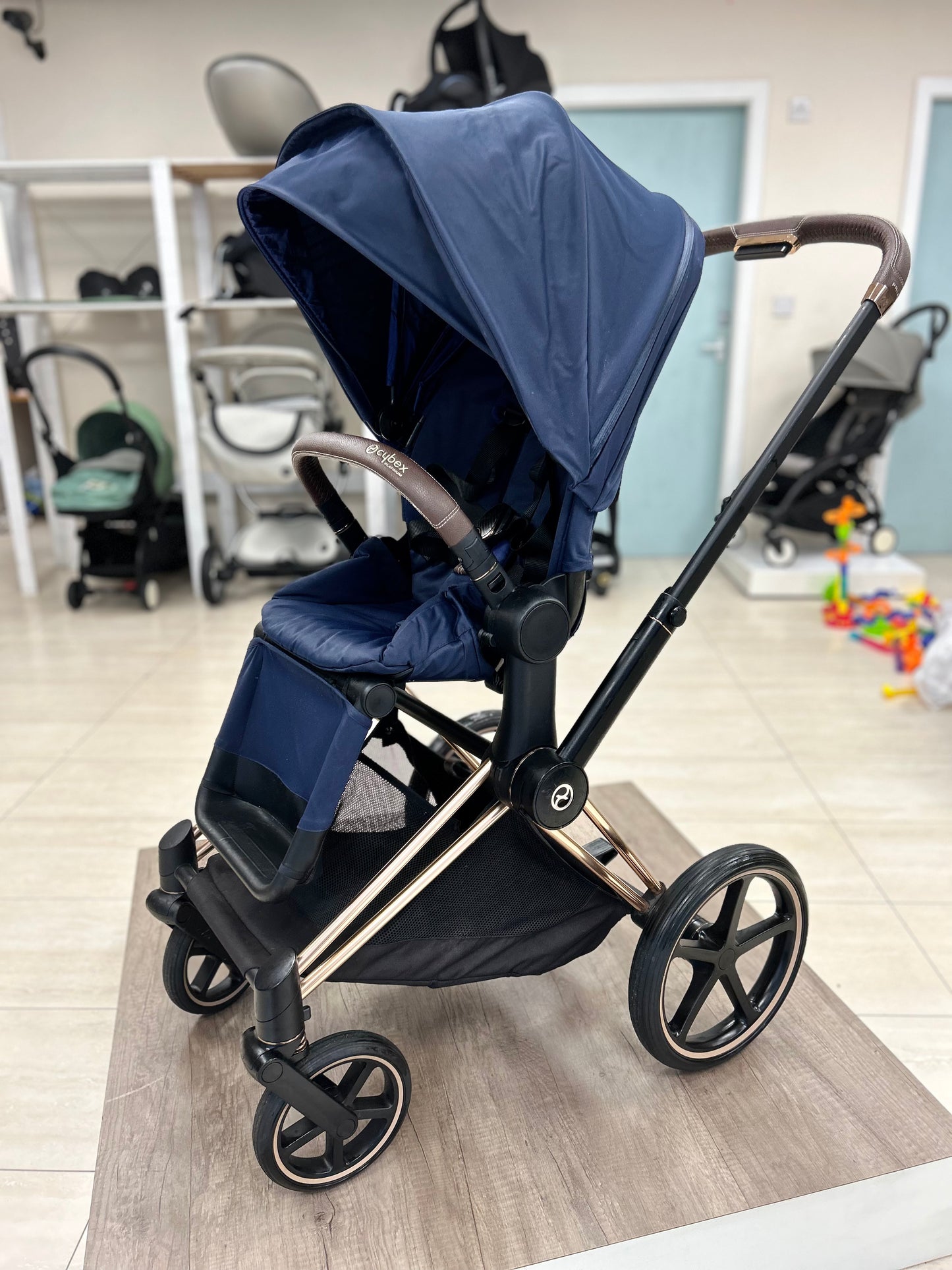 Cybex Priam Travel System - Midnight Blue